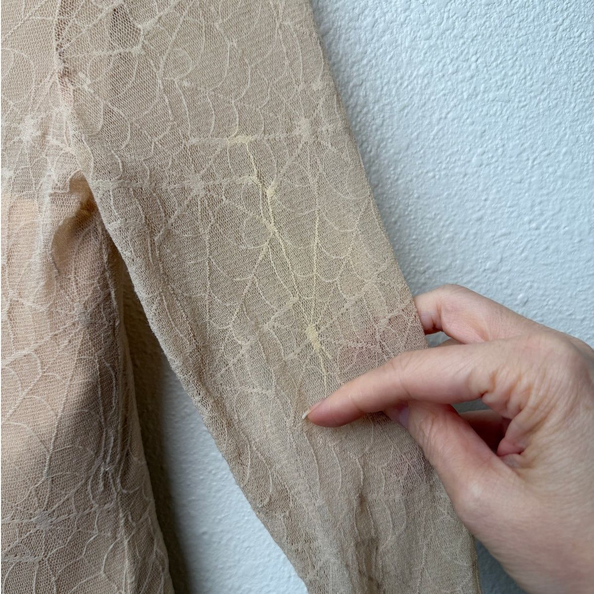 Other Ninivah Khomo Tan Lace Long Sleeve Mini Dress US XS/S Size XS / US 0-2 / IT 36-38 - 13 Thumbnail