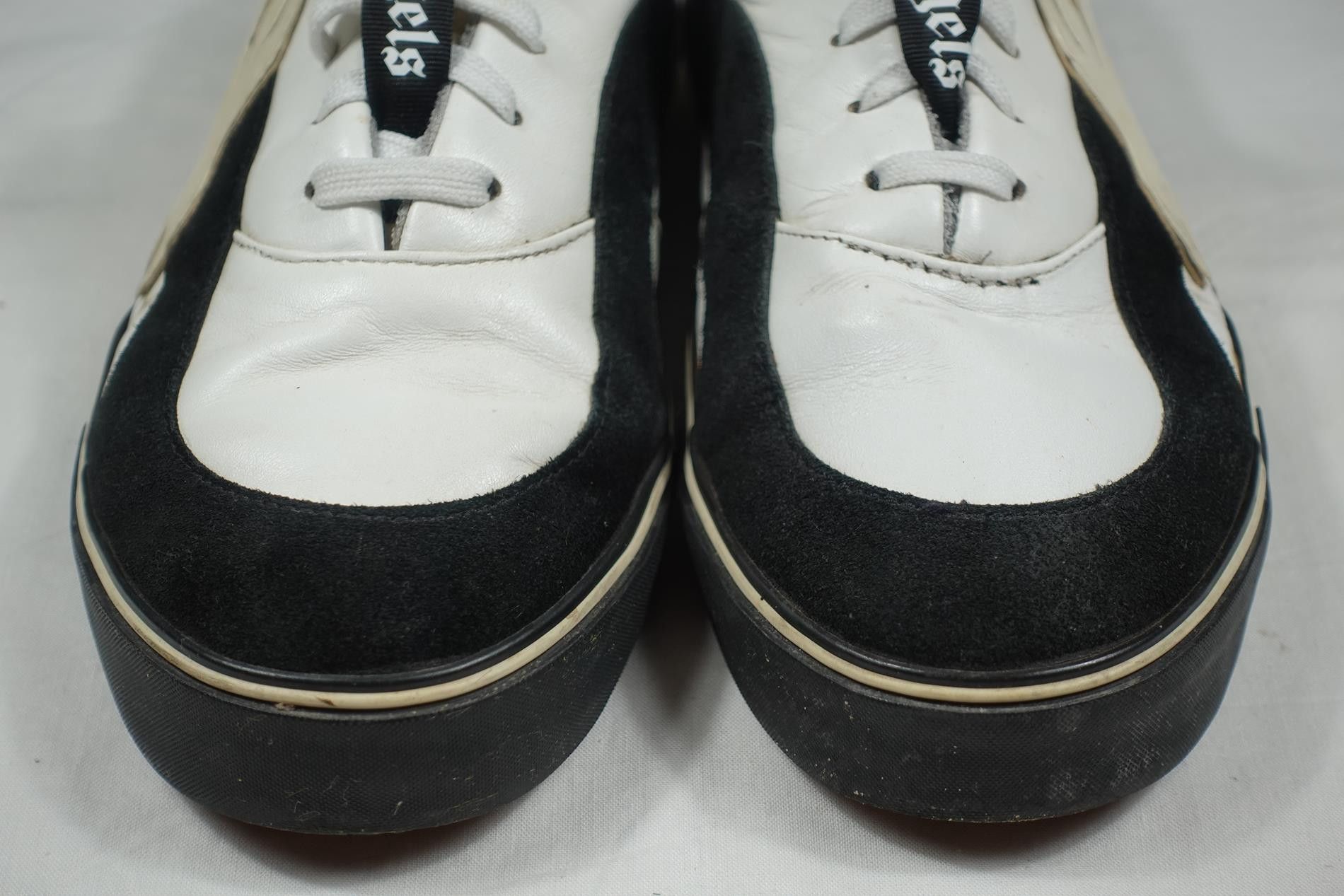 Palm Angels Palm Angels Sneakers Low Suede Tree White Black 42 EU 9 US Size US 9 / EU 42 - 3 Thumbnail