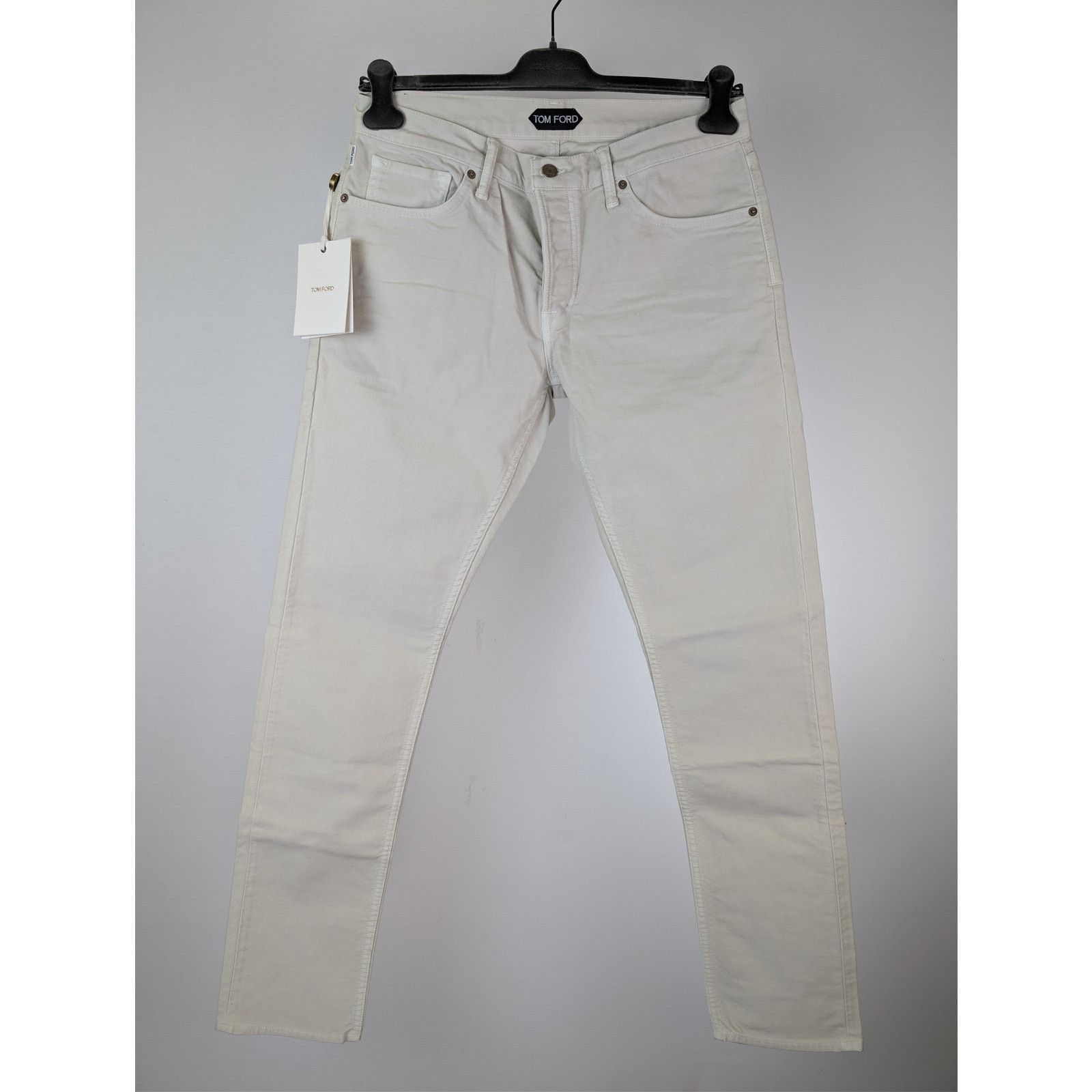 Tom Ford o1rshd1 Slim Fit Denim Jeans in Light Yellow 30 Size US 30 / EU 46 - 9 Thumbnail