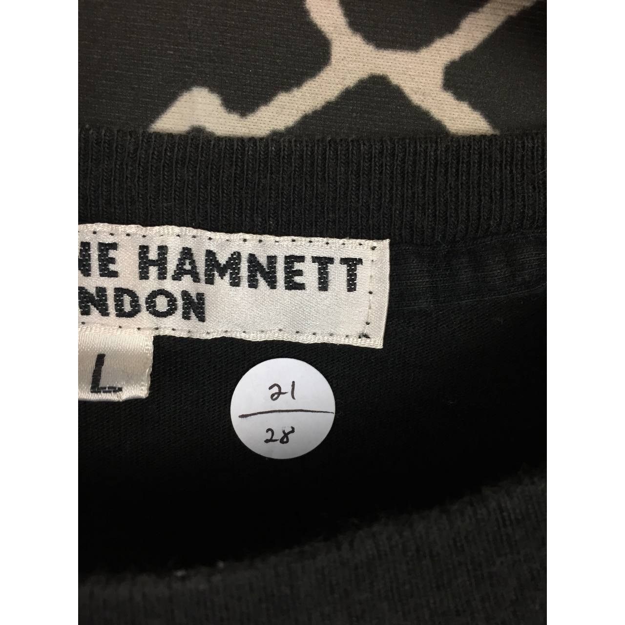Designer × Katharine Hamnett London × Vintage Vtg Katharine Hamnett London Spell Out Tee Size US L / EU 52-54 / 3 - 10 Thumbnail