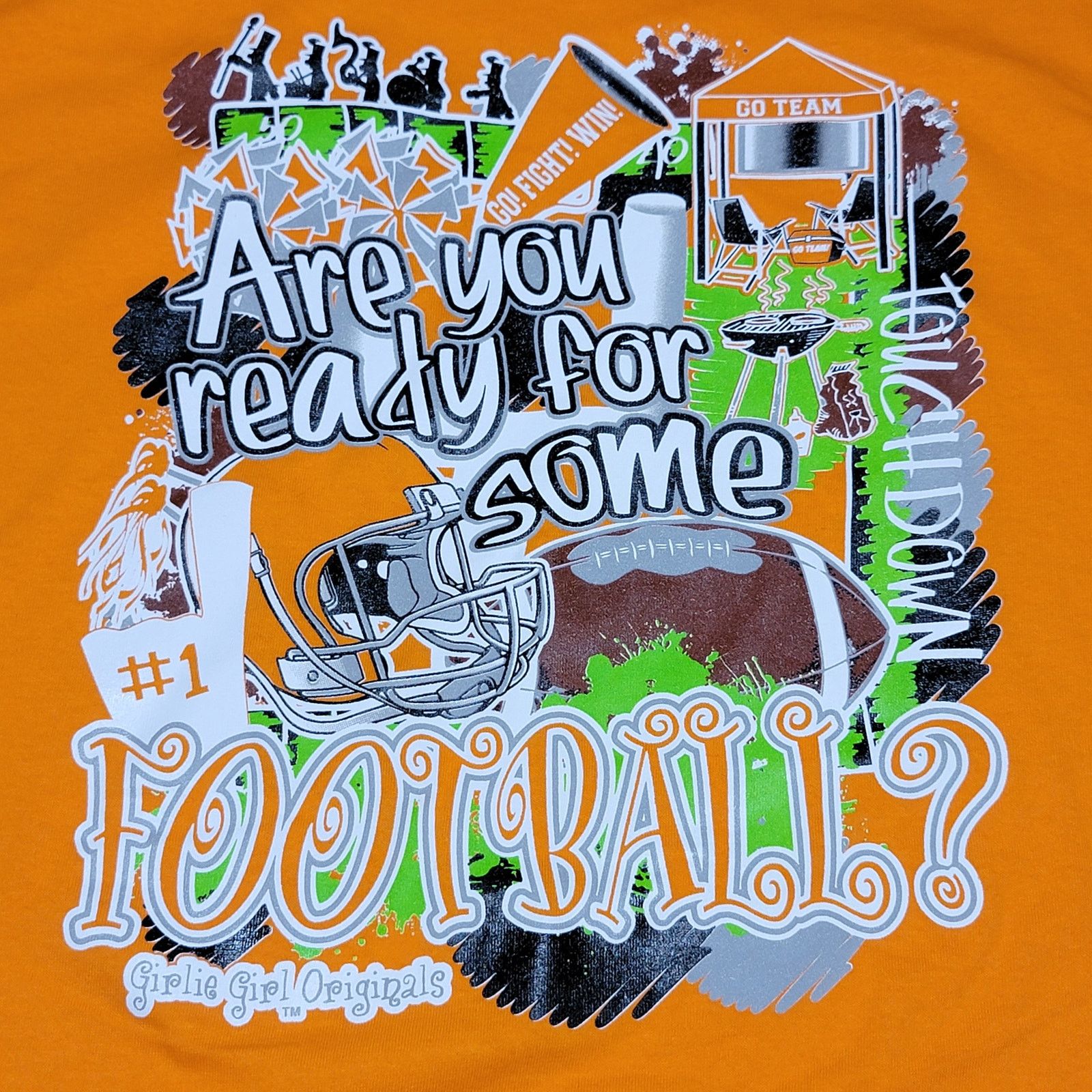Other Girlie Girl Originals Tee "Ready For Some Football?" -2X NWT Size XXL / US 16-18 / IT 52-54 - 2 Thumbnail