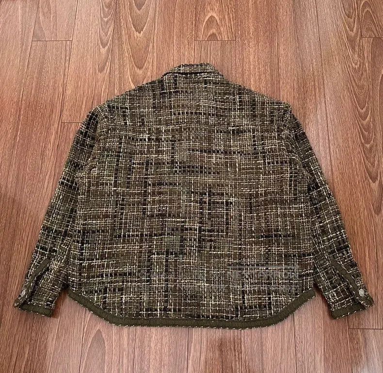 READYMADE READYMADE Tweed Shirt Jacket . Size US L / EU 52-54 / 3 - 2 Thumbnail