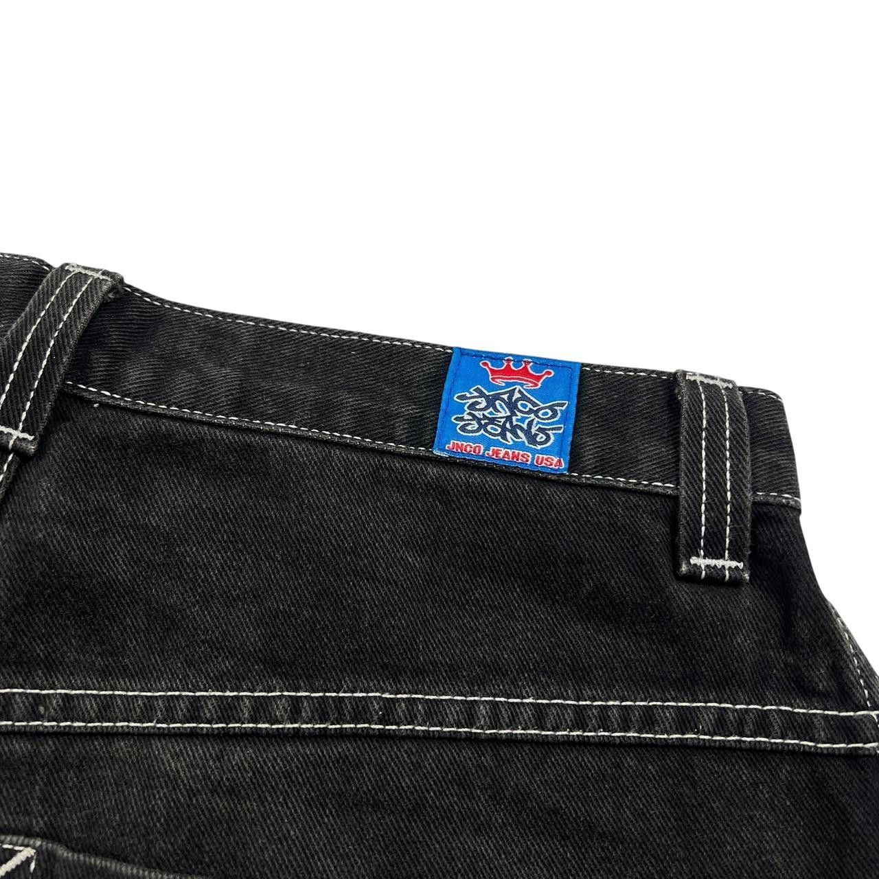 JNCO Vintage Jnco Embroidered Denim Shorts / Jorts - Waist: 34” Size US 34 / EU 50 - 6 Thumbnail