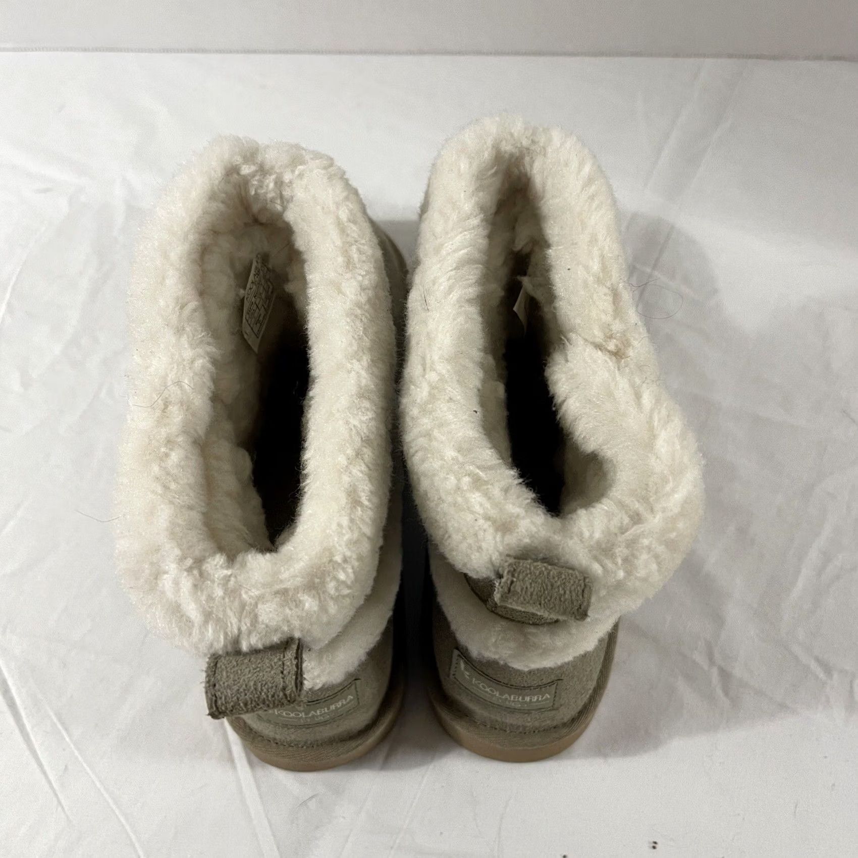 Ugg Koolaburra By Ugg Women's BARLEE Mini Boots Dune Gray 1133079 Mini Bootie Winter 7 US Womens Gray 38 EU XS-regular (adult) - 1133079-210 Size US 5 / IT 35 - 5 Thumbnail