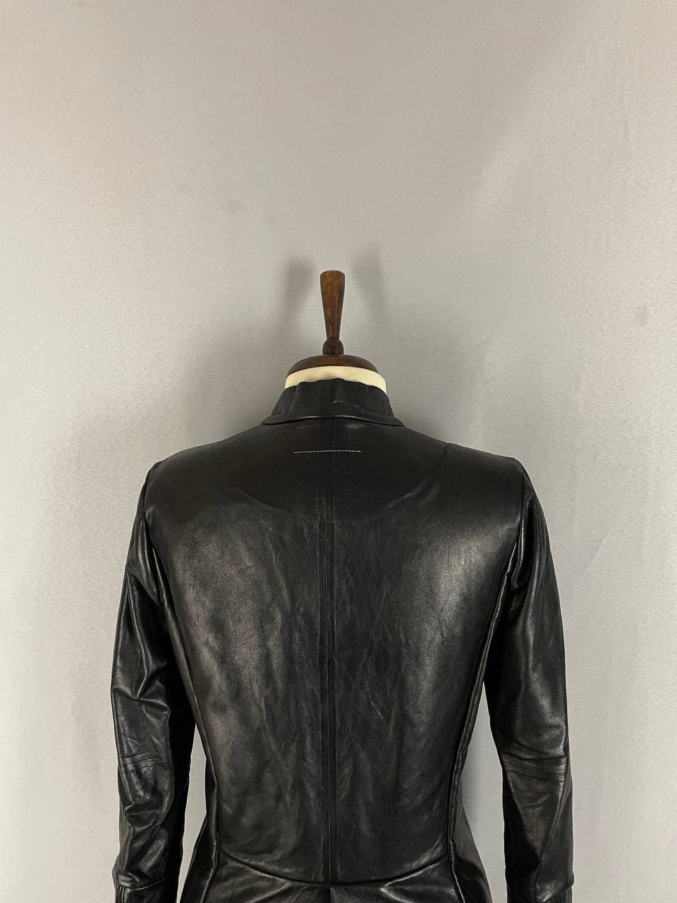Maison Margiela Maison Margiela Leather Biker Black Jacket Size US XS / EU 42 / 0 - 8 Thumbnail