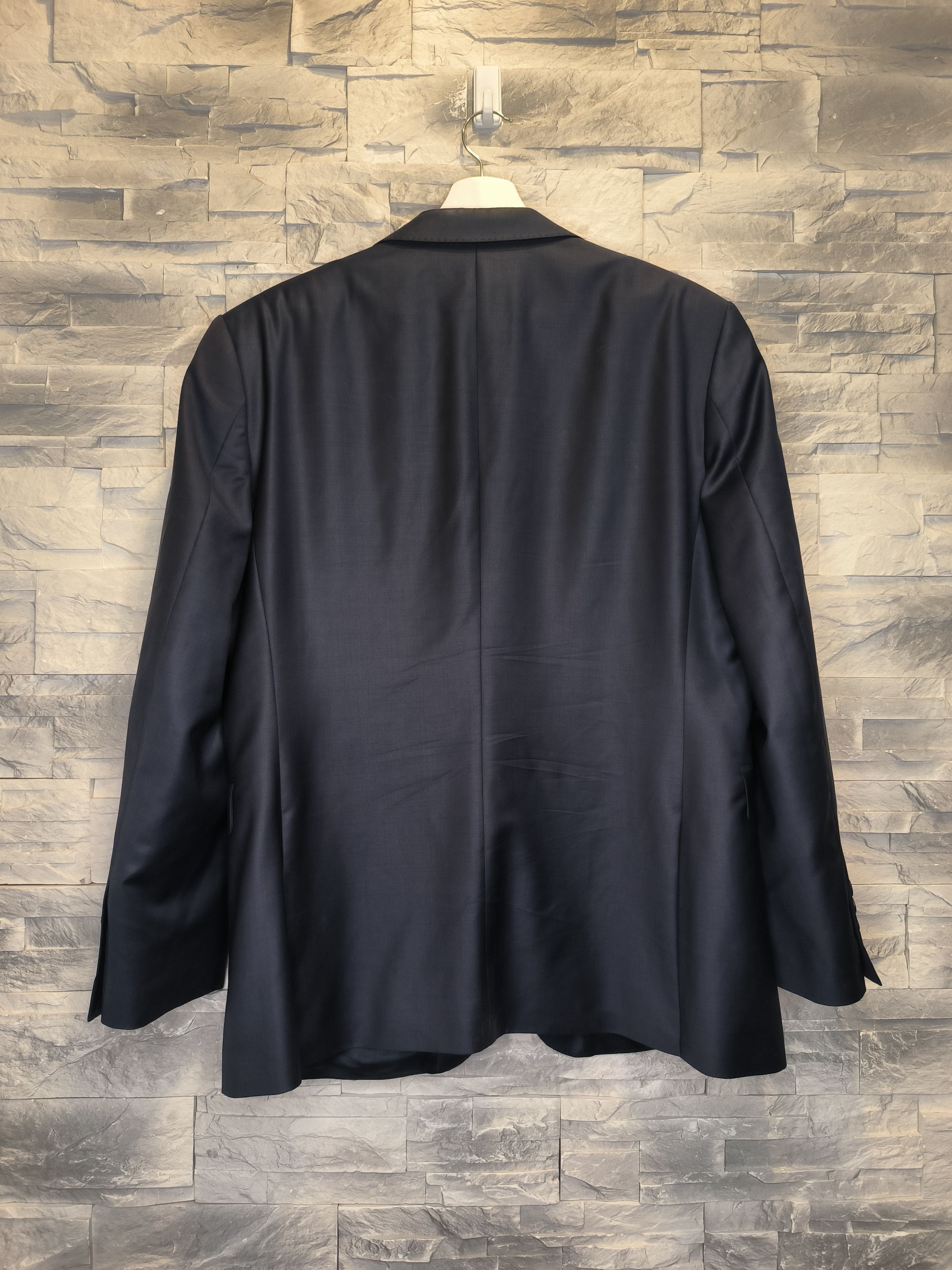Ermenegildo Zegna Ermenegildo Zegna Suit Jacket Wool Navy Size 44R - 4 Thumbnail