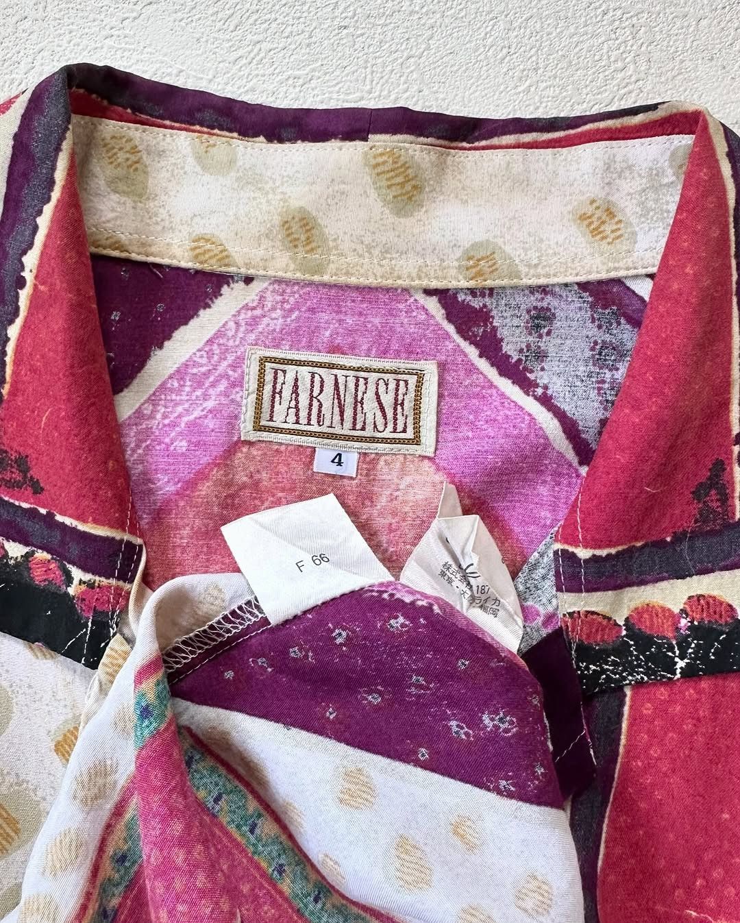 Designer × Vintage VINTAGE FARNESE JAPAN SHIRT Size US XXL / EU 58 / 5 - 3 Thumbnail