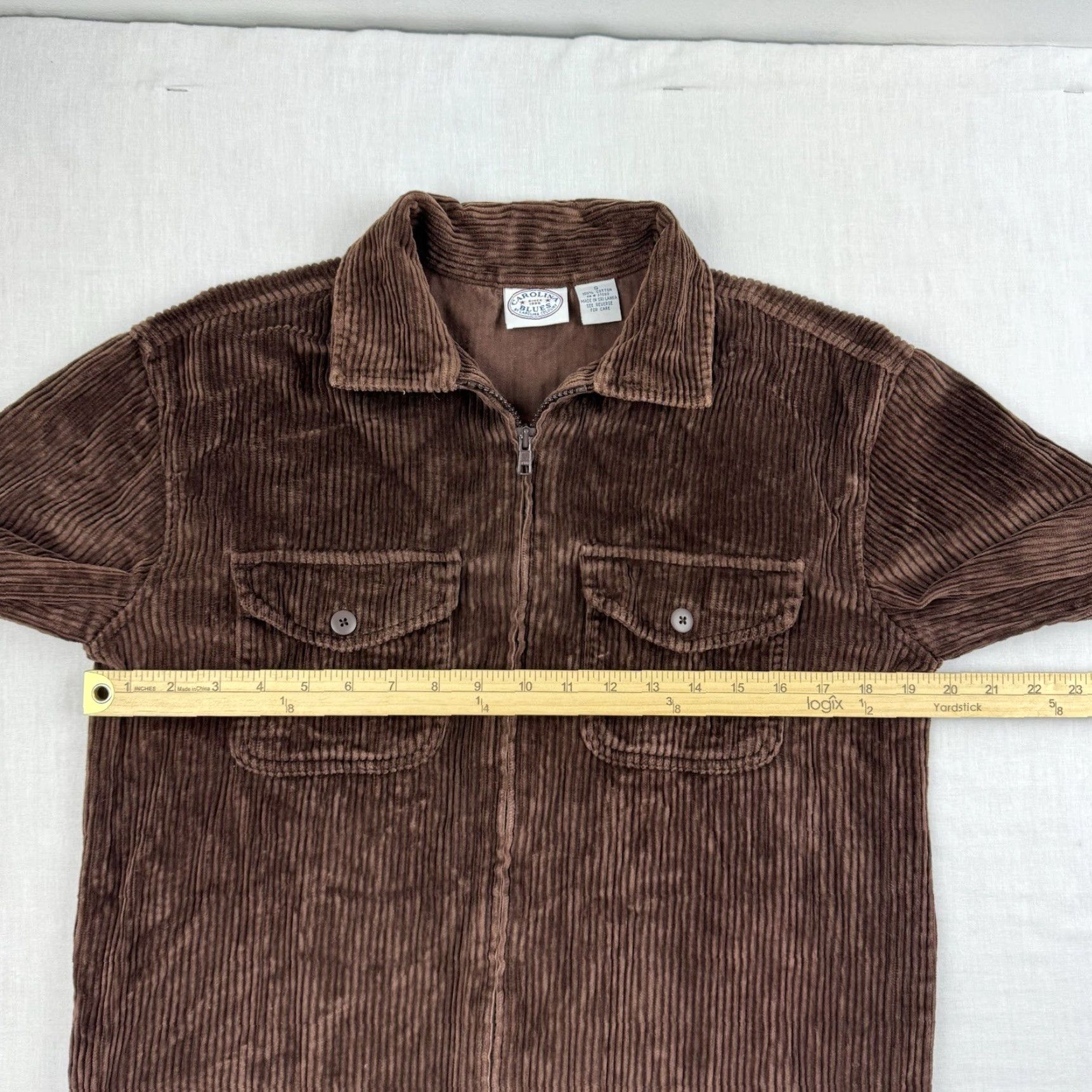 Vintage VINTAGE Carolina Blues Corduroy Shirt Womens Small Brown Full Zip Long Sleeve Hipster Y2K Size S / US 4 / IT 40 - 6 Thumbnail