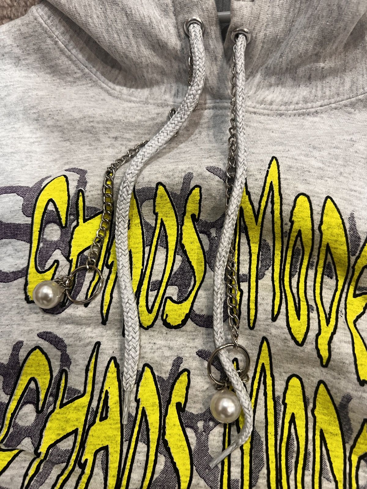 Chaos mode grey hoodie