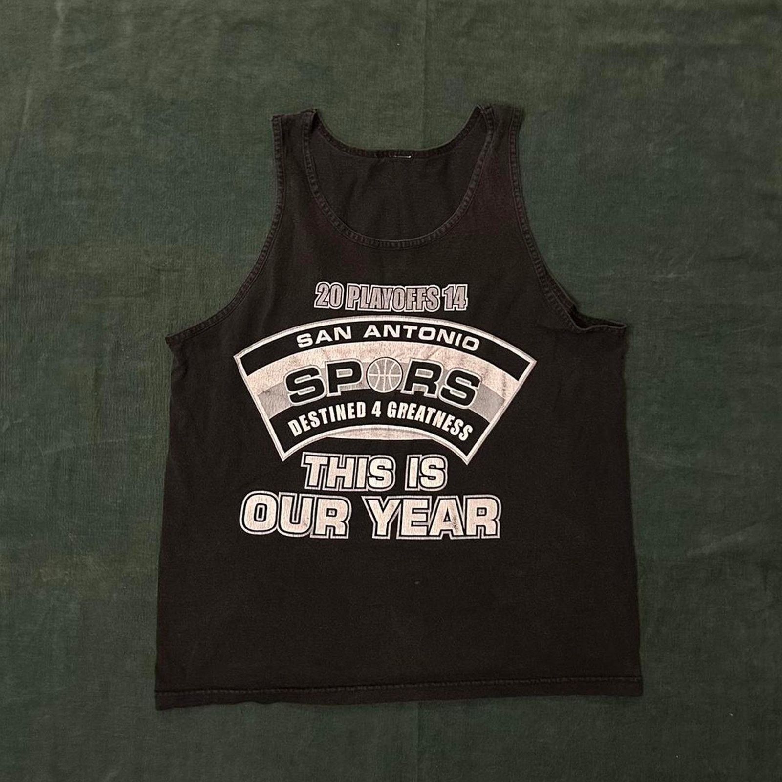 NBA 2014 playoffs spurs tank top Size US L / EU 52-54 / 3 - 1 Thumbnail