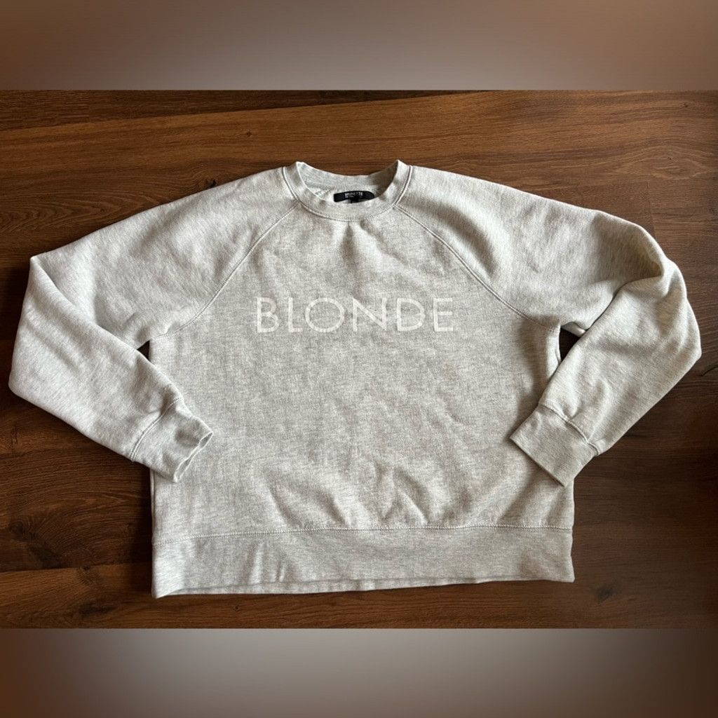 Other ✨ Brunette the Label “BLONDE” Sweater ✨ Size L / US 10 / IT 46 - 1 Thumbnail