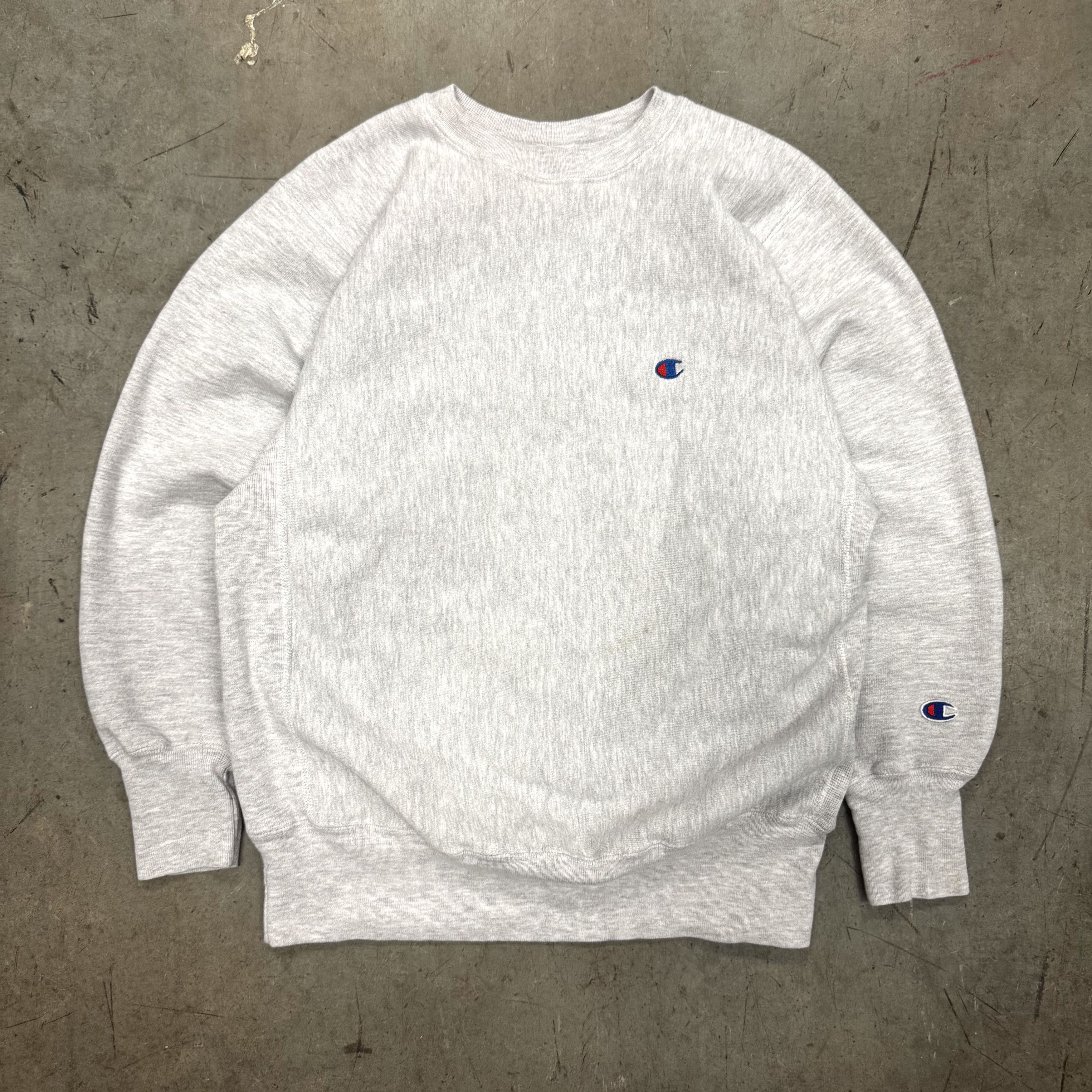 Champion × Vintage VTG 90s Champion Reverse Weave Heavyweight Mini C Sweatshirt Size US L / EU 52-54 / 3 - 1 Thumbnail