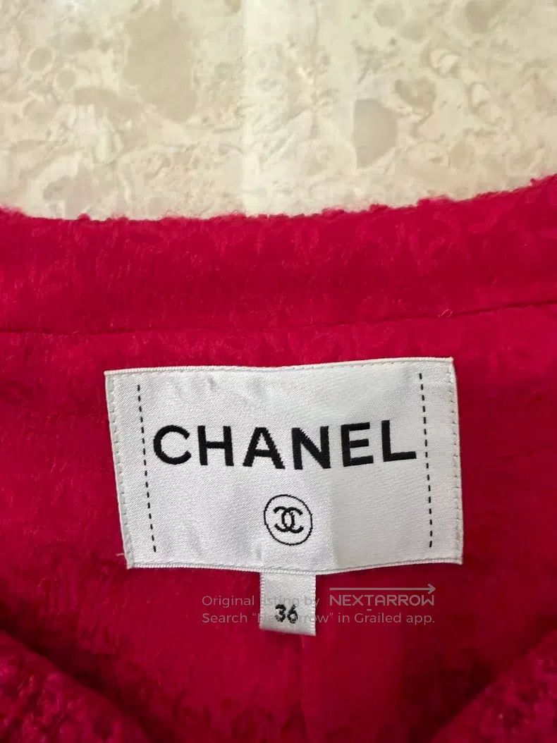 Chanel Chanel 21K rose red tweed short coat Size XS / US 0-2 / IT 36-38 - 5 Thumbnail