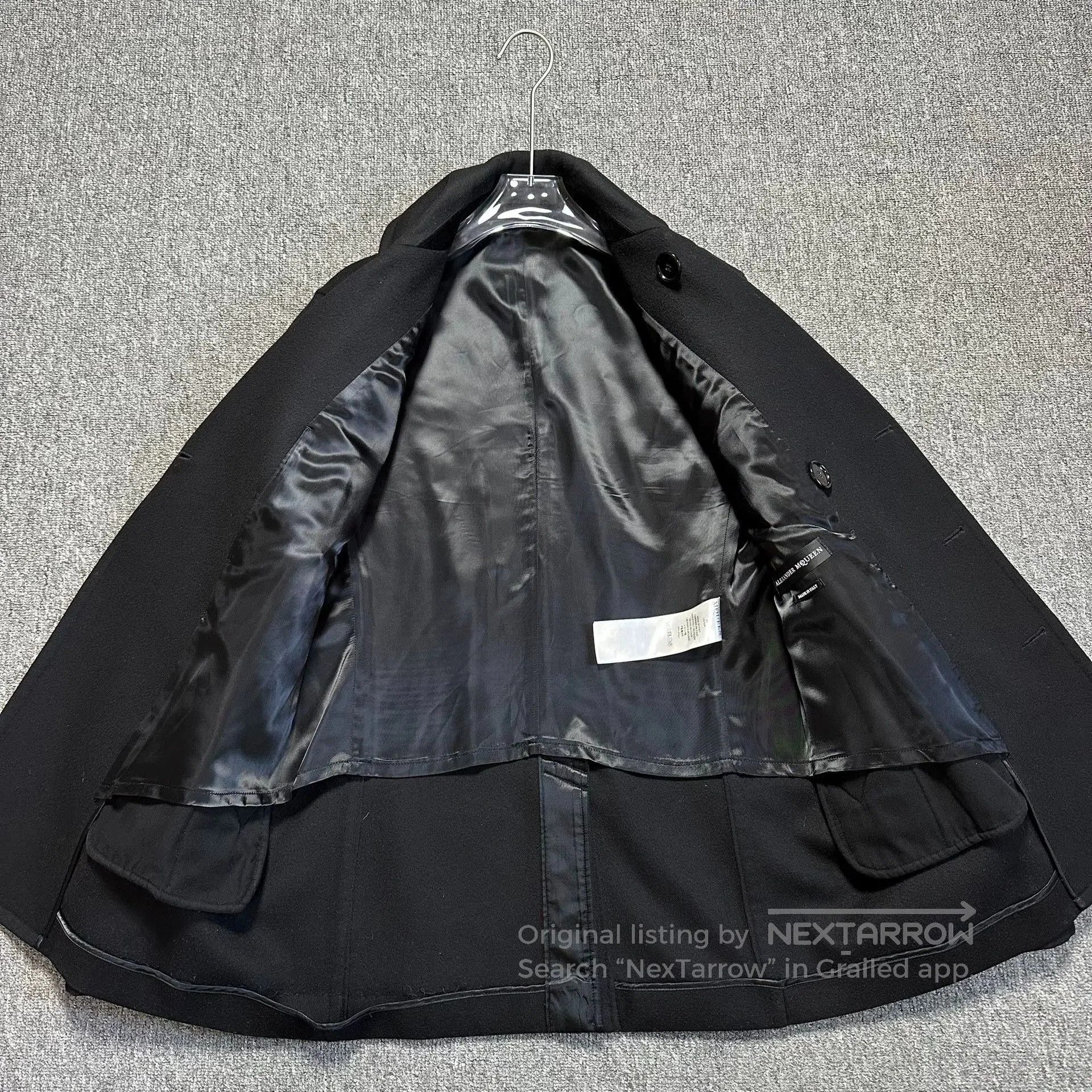 Alexander McQueen alexander mcqueen embroidered wool long coat. Size US L / EU 52-54 / 3 - 7 Thumbnail