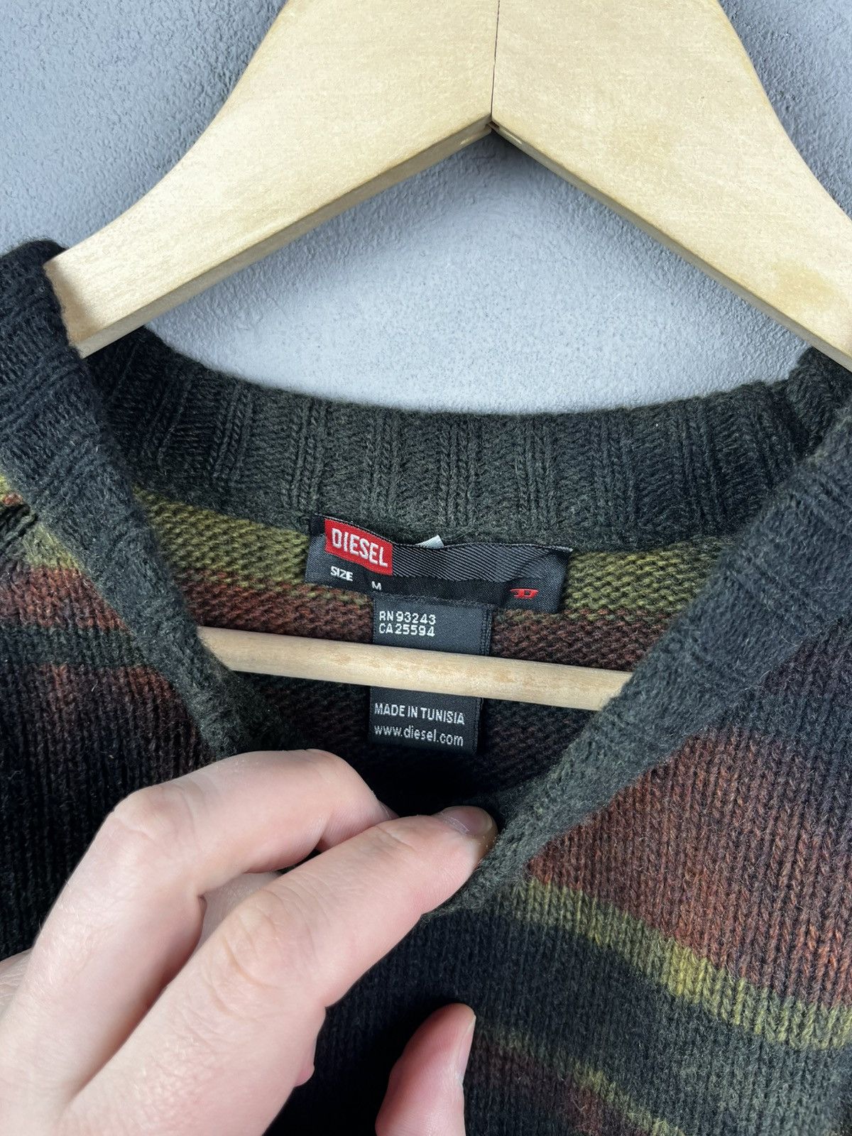 Diesel Diesel wool sweater Size US M / EU 48-50 / 2 - 2 Thumbnail
