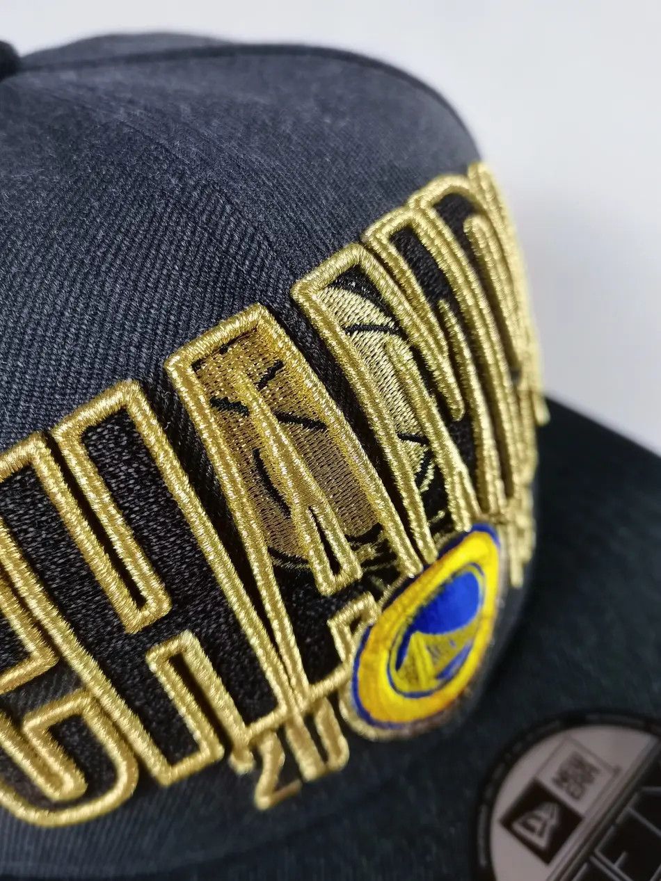 NBA × New Era NBA Champions Golden State Warriors Basketball wool Cap Hat Size ONE SIZE - 2 Thumbnail