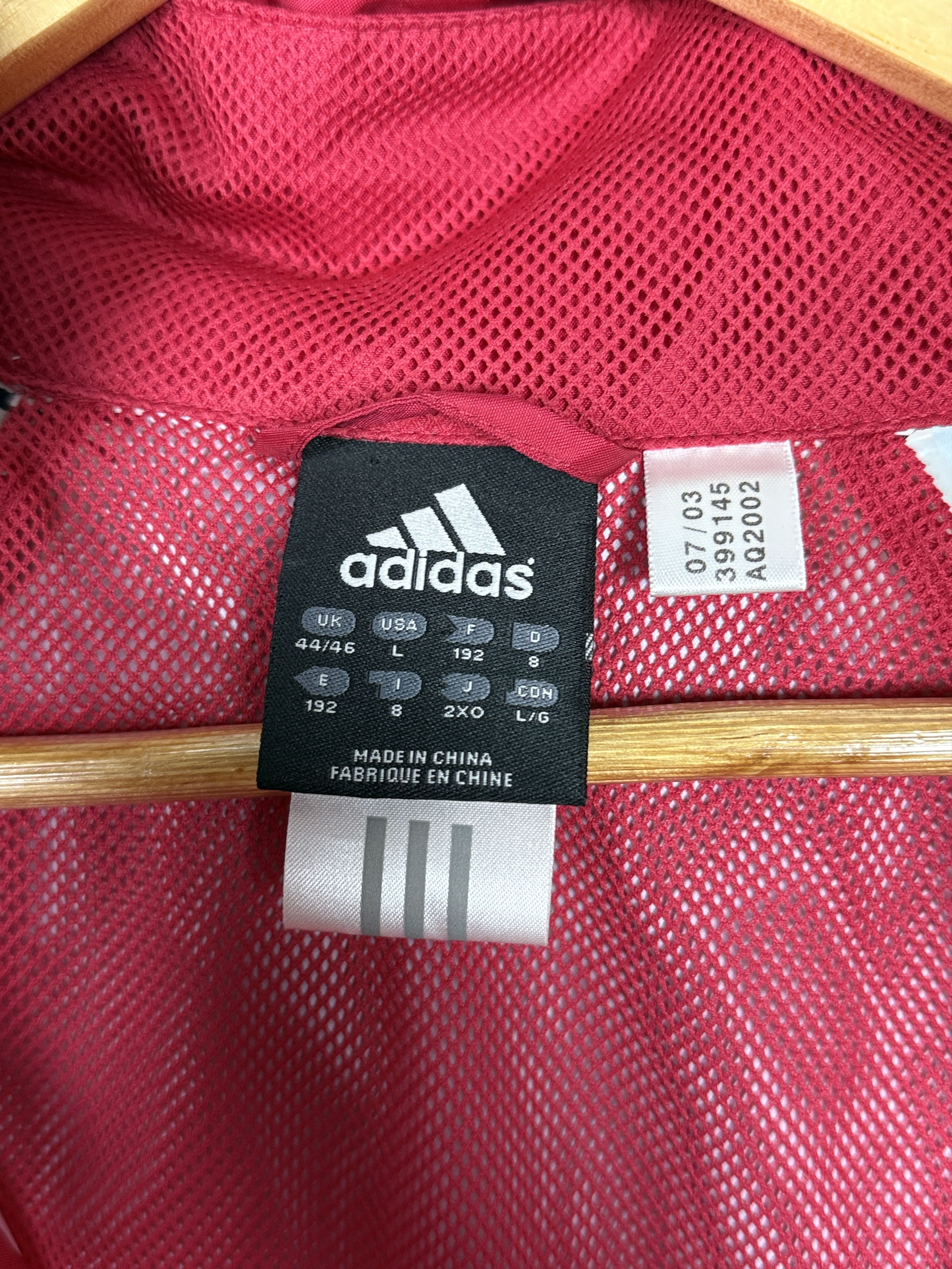 Adidas Adidas Bayern Munich windbreaker waterproof 2003 vintage Size US L / EU 52-54 / 3 - 7 Thumbnail