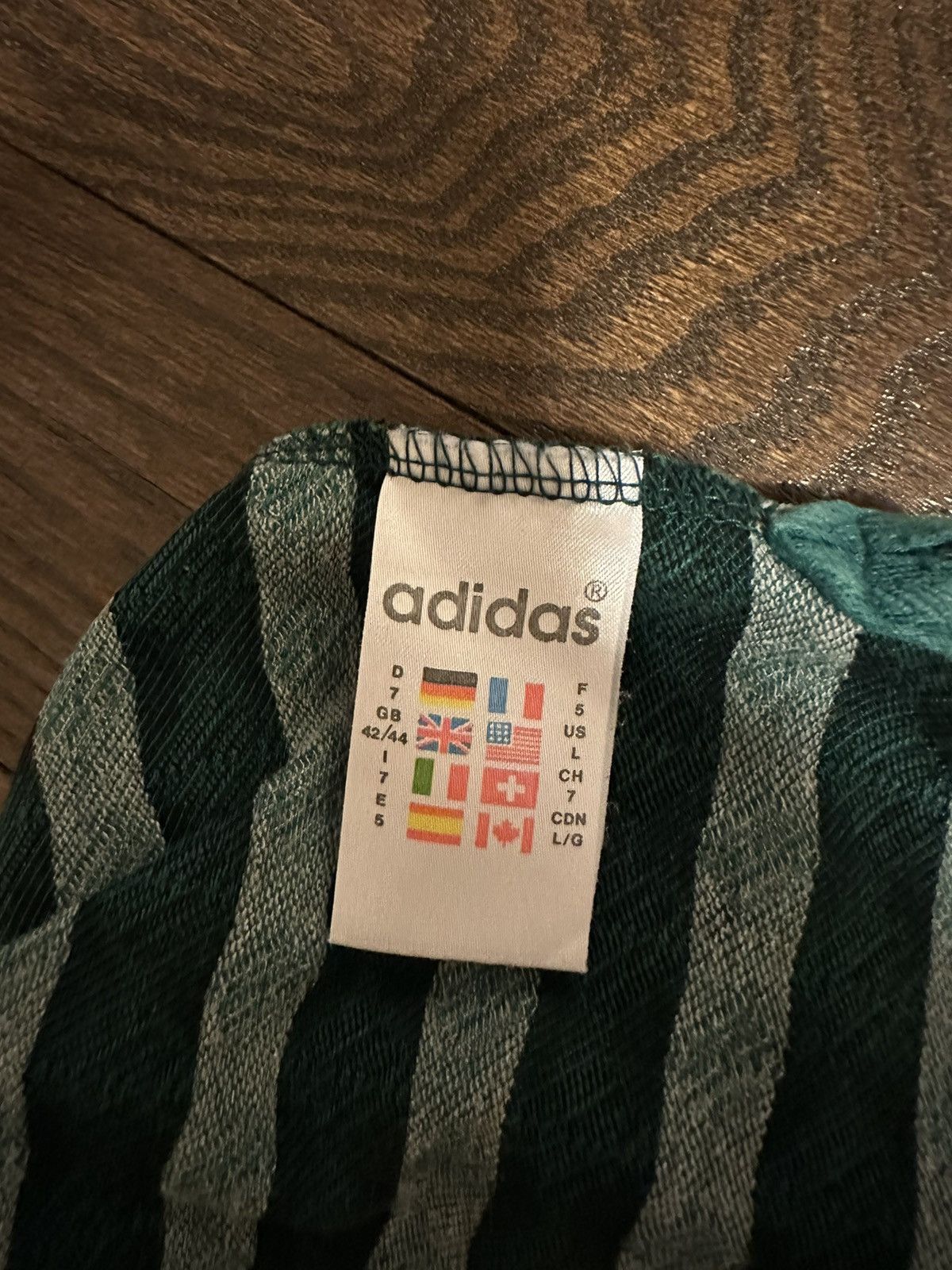 Adidas Vintage 90s Adidas D7 F5 Polo Size US L / EU 52-54 / 3 - 3 Thumbnail