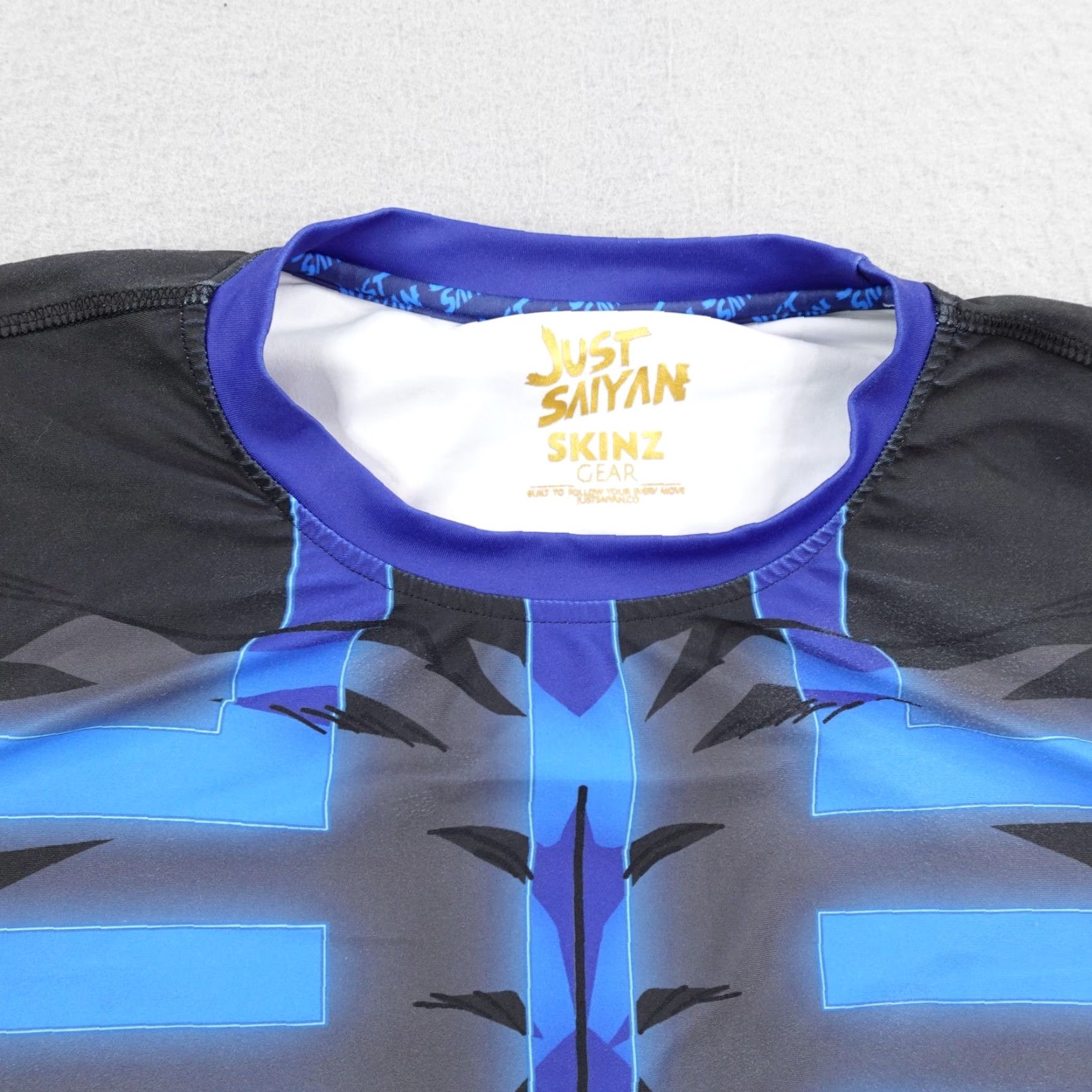 Vintage Just Saiyan Gear Shirt Mens Medium Black Blue Skinz Dragon Ball Z Cosplay DBZ Shirt Mens Size US M / EU 48-50 / 2 - 2 Thumbnail