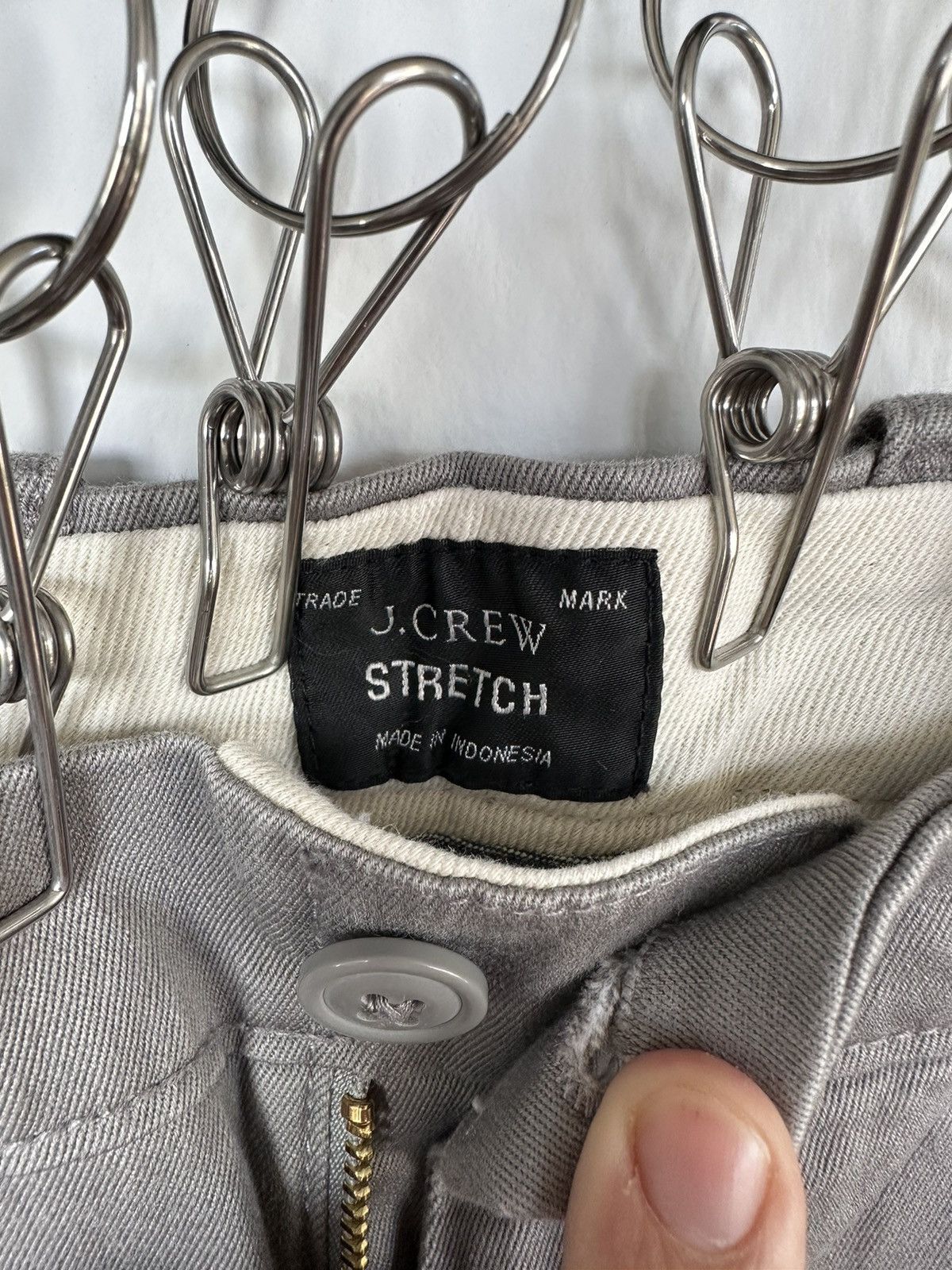 J.Crew J.Crew Grey Mens Straight Cut Pants (brand new) Size US 32 / EU 48 - 2 Thumbnail