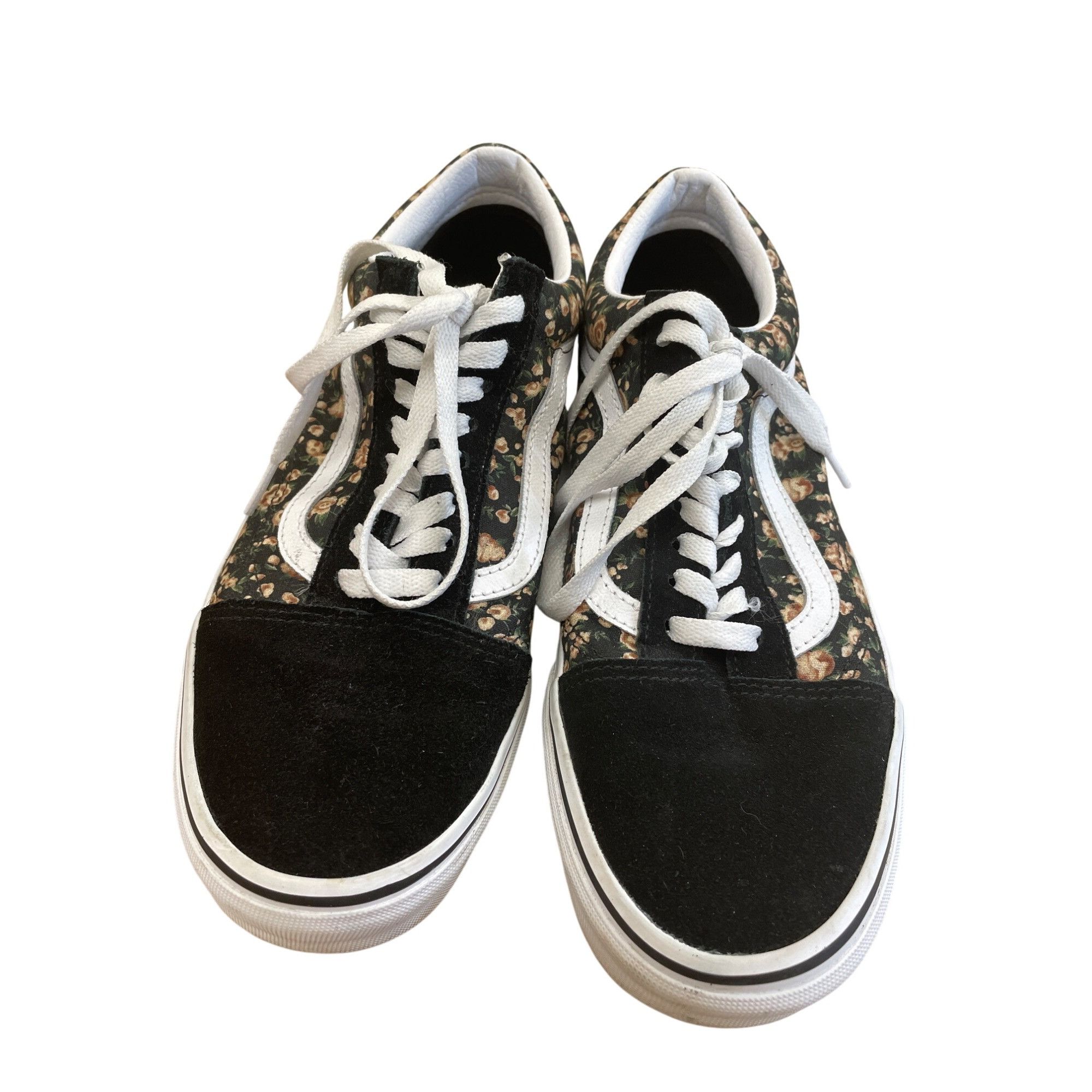Vans Vans Old Skool Mens Black Floral leather Low Sneakers Size 1 Size US 10 / EU 43 - 11 Thumbnail