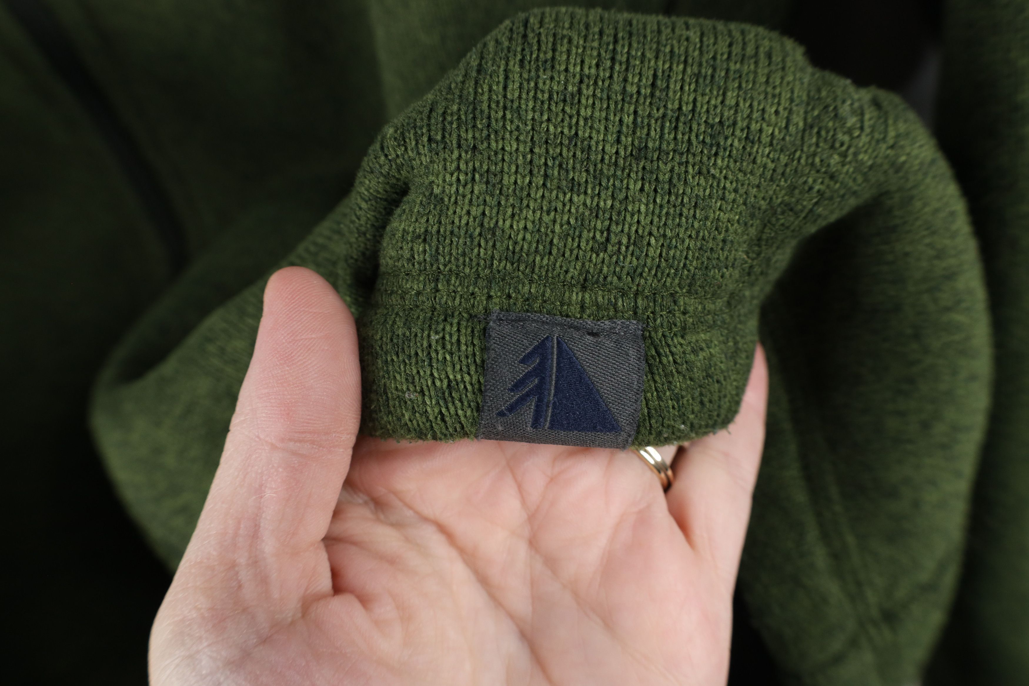 L.L. Bean × Vintage Vintage LL Bean Fleece Knit Full Zip Sweater Jacket Swacket Size US L / EU 52-54 / 3 - 4 Thumbnail