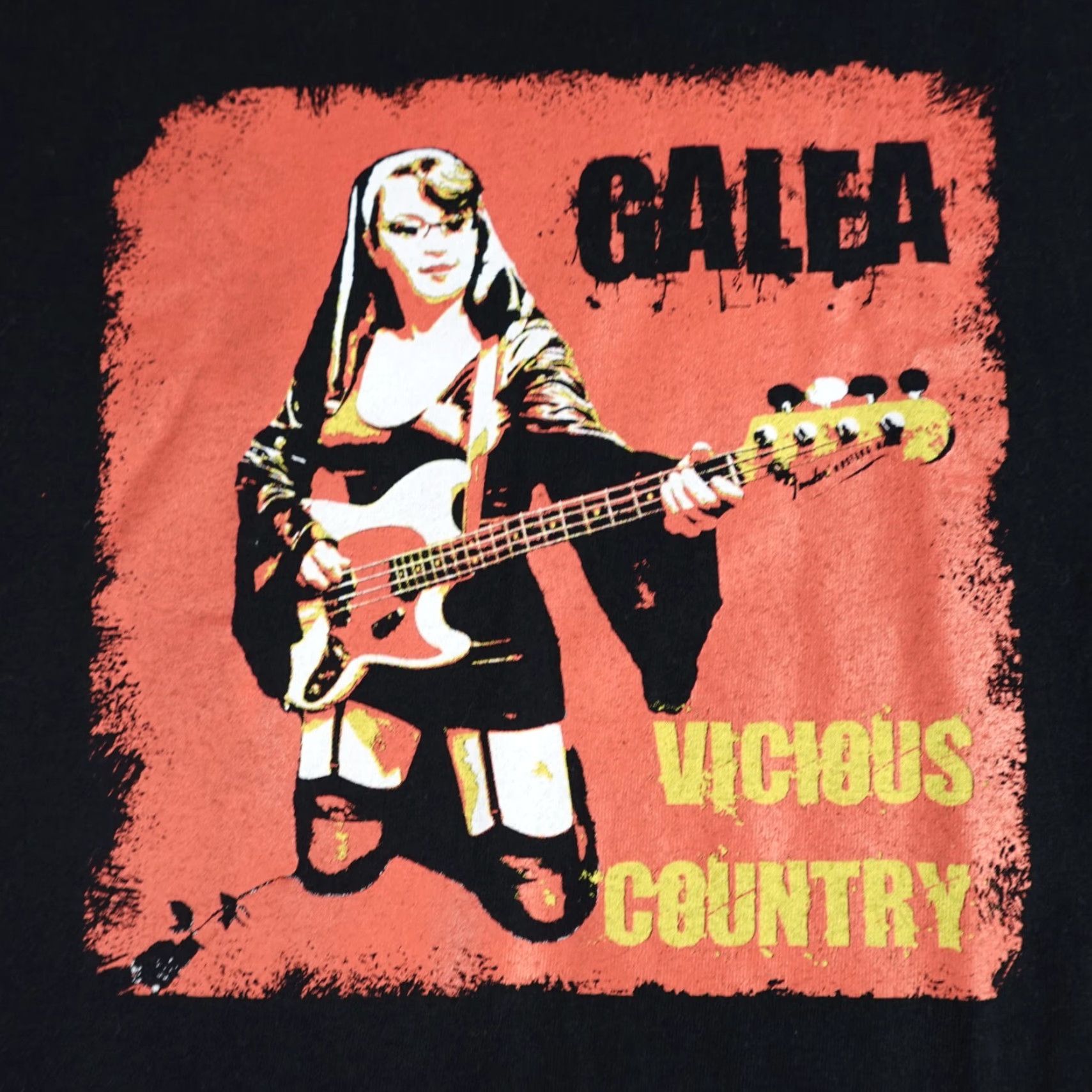 Doublet Popa Chubby Galea Shirt XL Black Double-Sided Vicious Country Tour 2008 Mens XLT-Shirt Black Double-Sided Band Shirt Size US XL / EU 56 / 4 - 2 Thumbnail