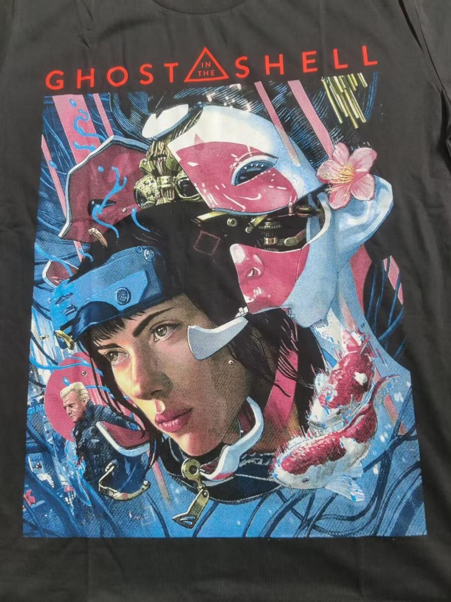 Anime Ghost in the Shell Graphic T-shirt Large Black Size US L / EU 52-54 / 3 - 2 Thumbnail