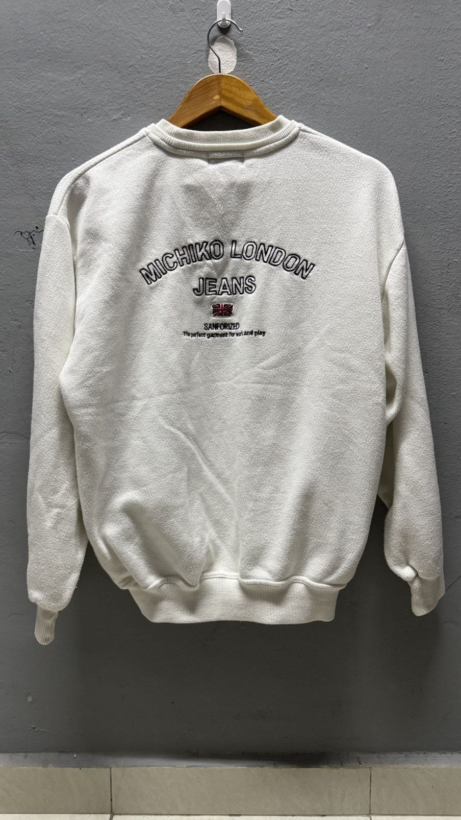 Japanese Brand × Michiko Koshino London × Vintage Sweatshirt Michiko London Jeans Size US L / EU 52-54 / 3 - 7 Thumbnail