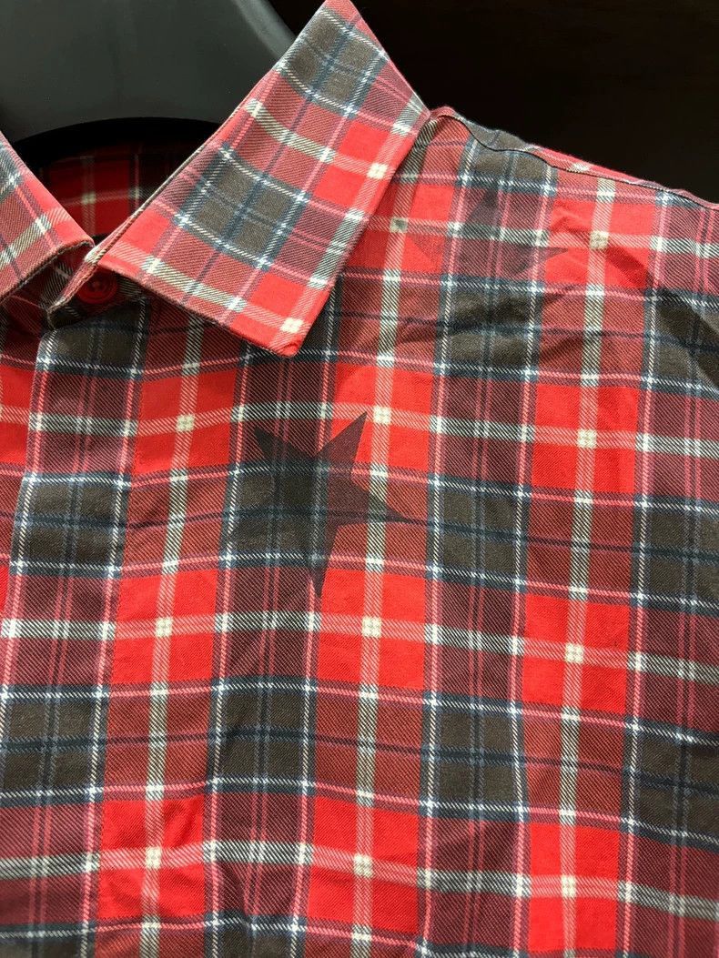 Givenchy Givenchy Givenchy Long Sleeve Plaid Shirt Red Black -2507 Size US M / EU 48-50 / 2 - 3 Thumbnail