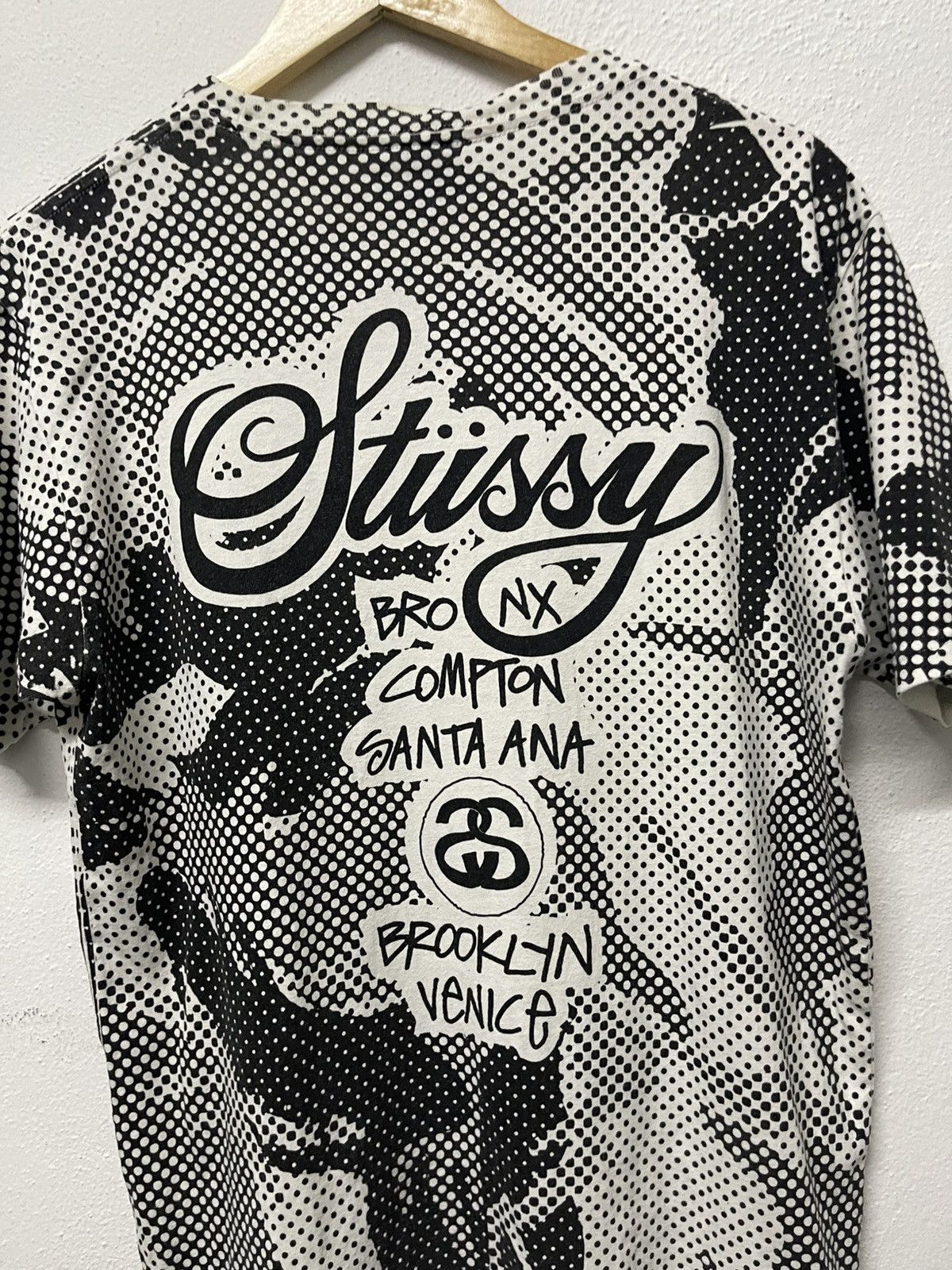 Stussy 2000s STUSSY WORLD TOUR FULLPRINT SHIRT RARE Size US M / EU 48-50 / 2 - 15 Thumbnail