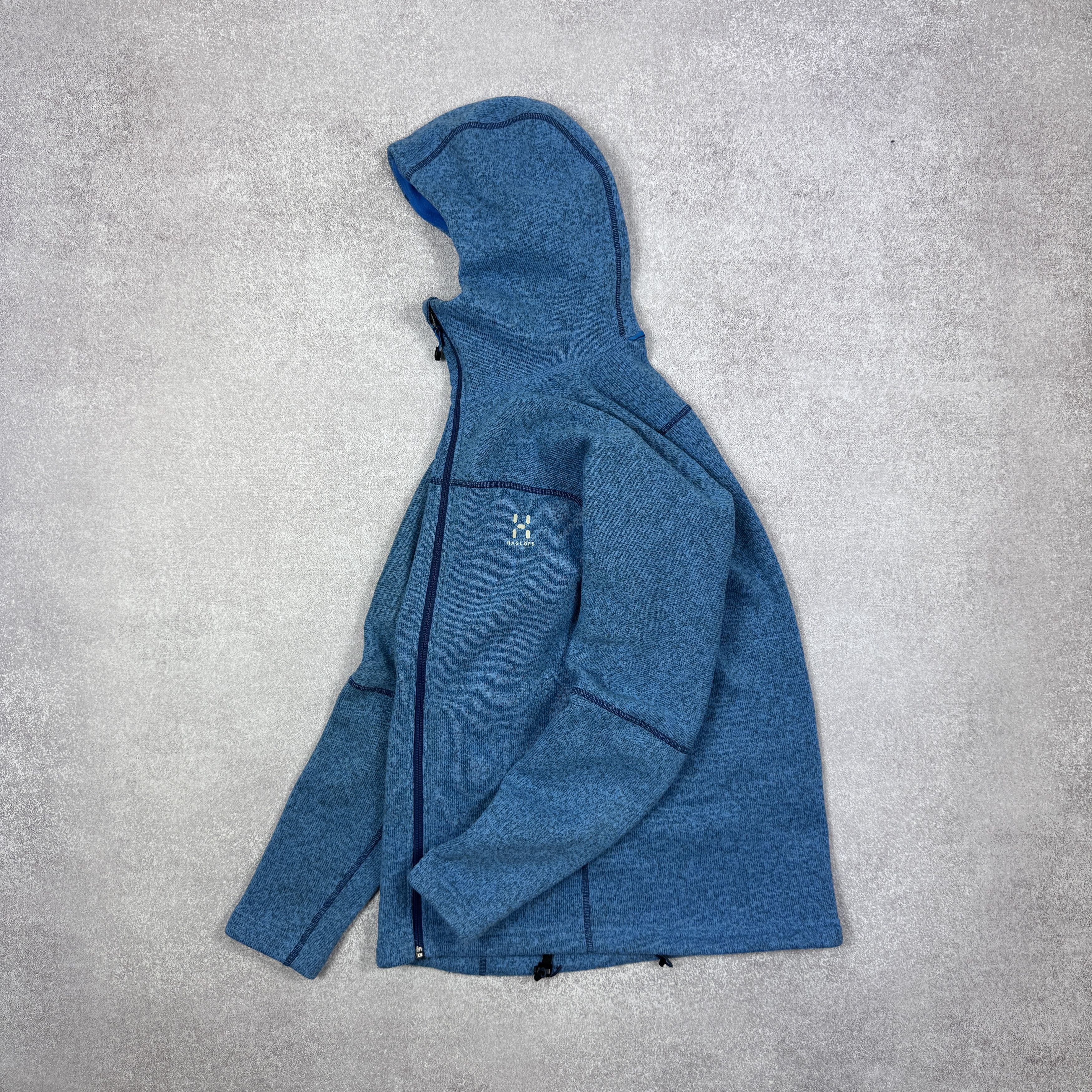 Haglofs Men`s HAGLOFS SWOOK BLUE FLEECE JACKET SIZE S-M / 48 Size US S / EU 44-46 / 1 - 1 Thumbnail
