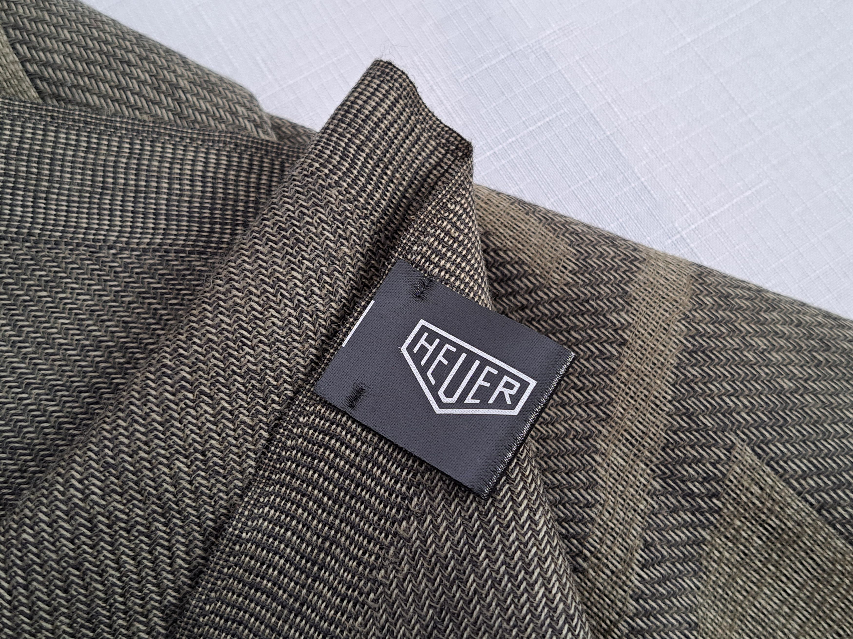 Tag Heuer Rare TAG HEUER big logo 100% wool luxury scarf. Size ONE SIZE - 5 Thumbnail