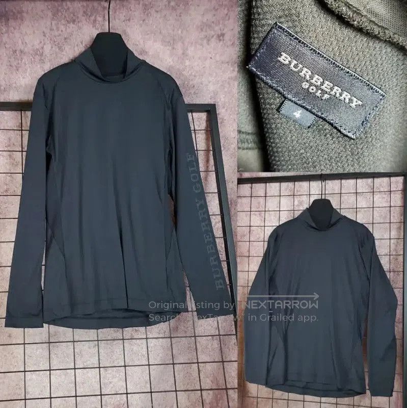 Burberry Burberry Black Long Sleeve Men's T. Size US L / EU 52-54 / 3 - 1 Thumbnail