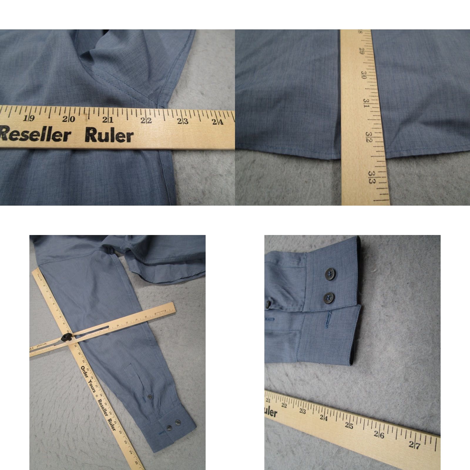Versace VINTAGE Versace Classic V2 Shirt Mens Blue 42 Button Up Long Sleeve Y2K Size US XL / EU 56 / 4 - 8 Thumbnail