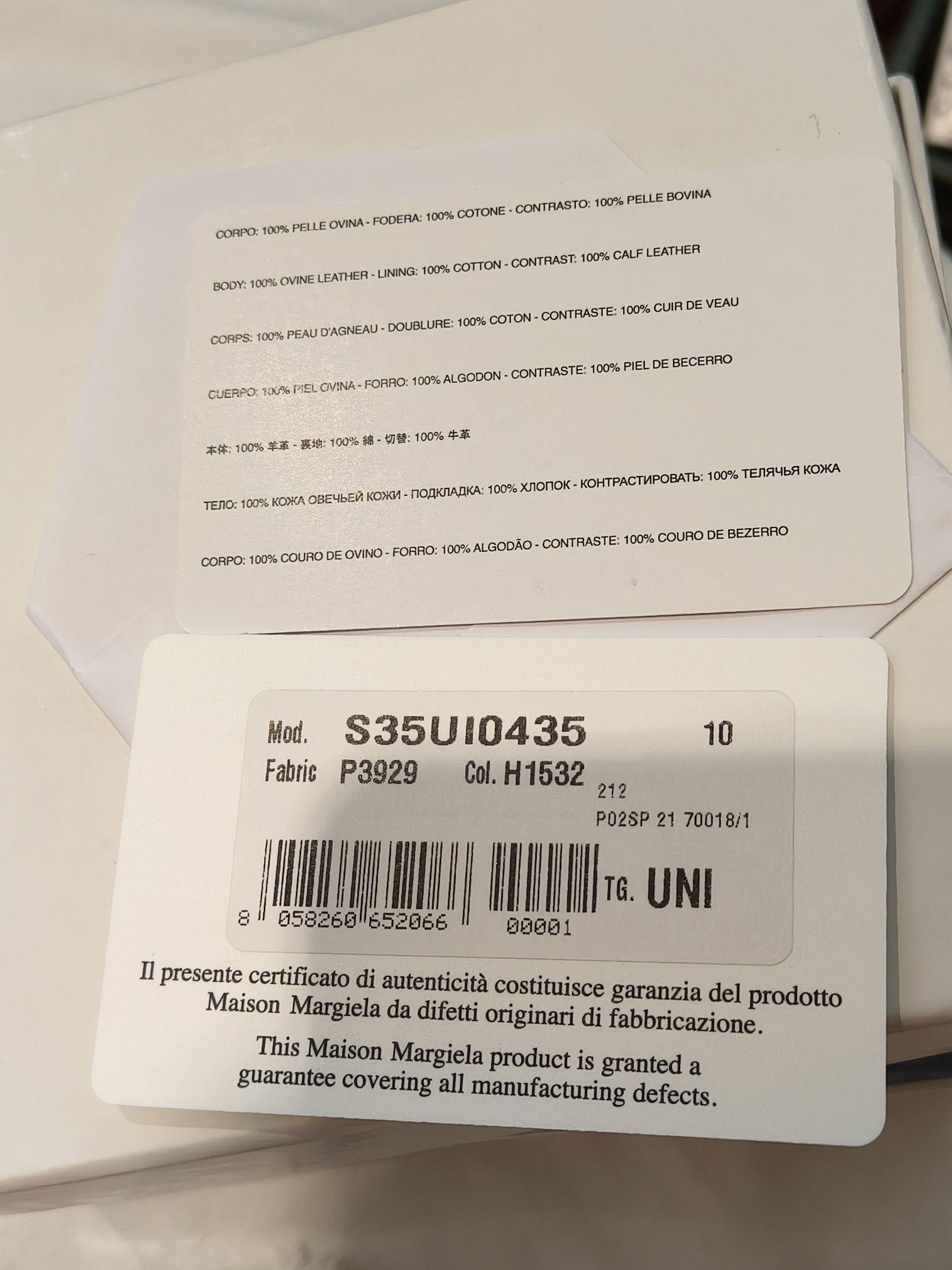 Maison Margiela Maison Margiela Hand Print Bifold Wallet Size ONE SIZE - 6 Thumbnail