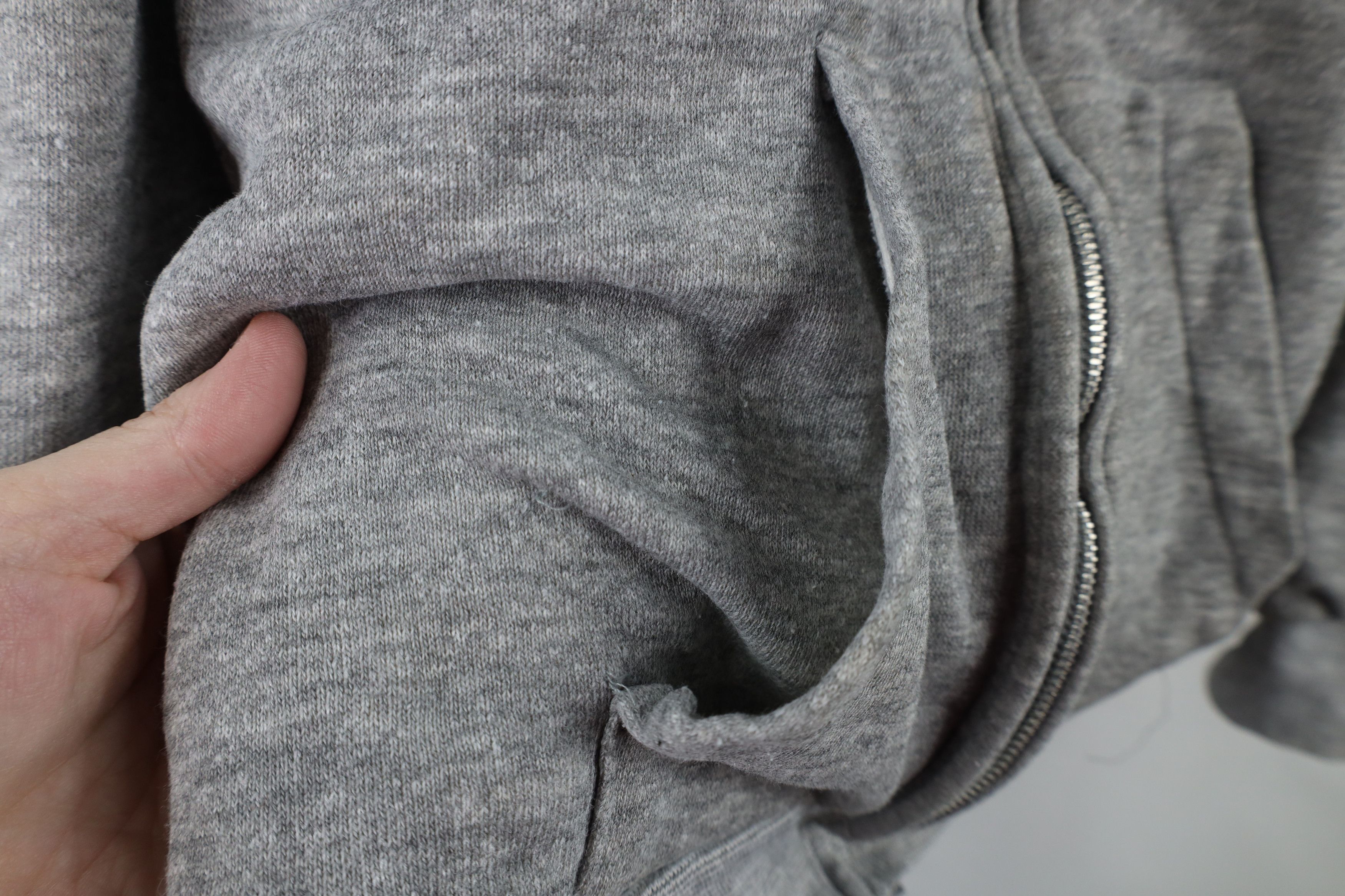 Vintage Vintage 70s Streetwear Triblend Double Face Lined Hoodie USA Size US L / EU 52-54 / 3 - 5 Thumbnail