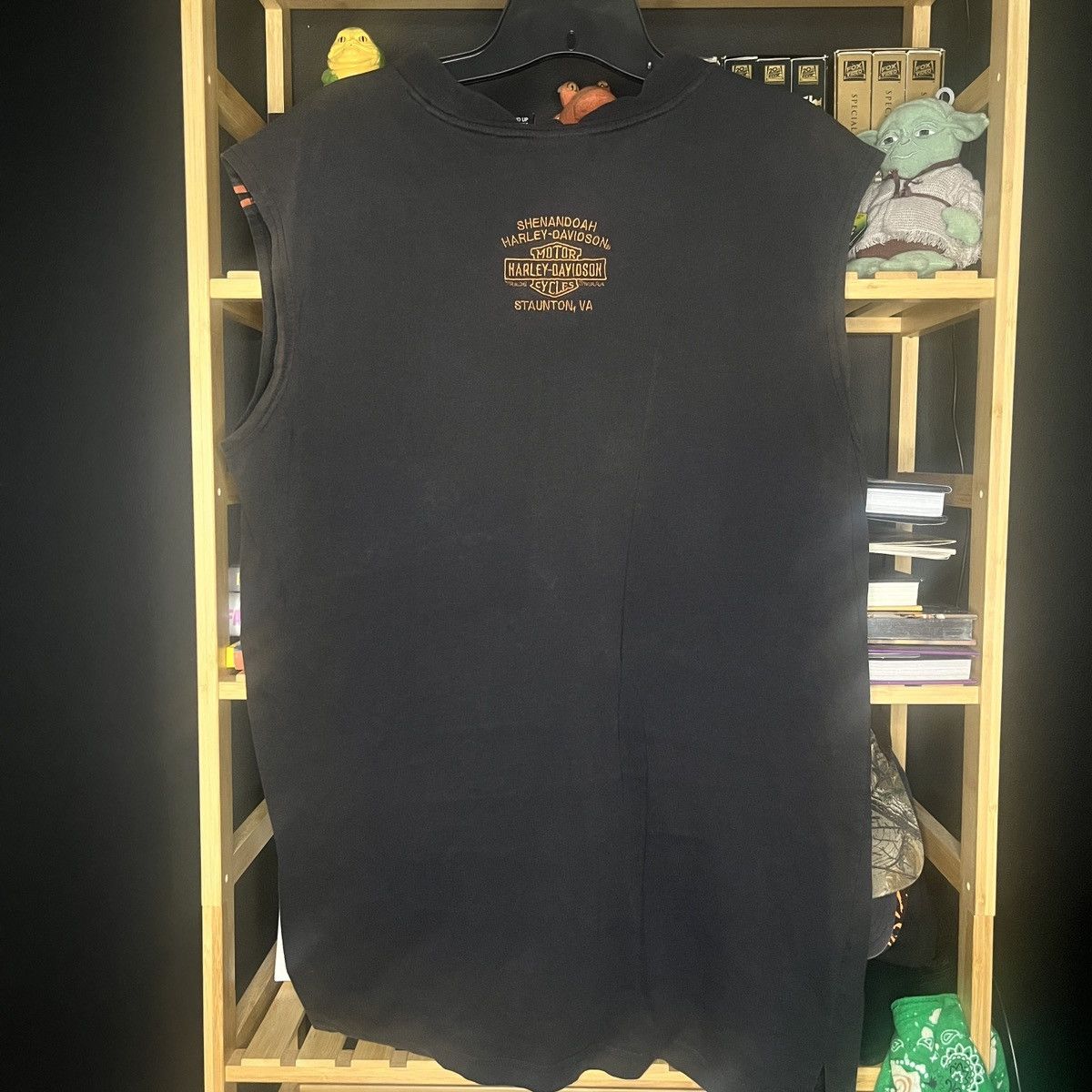 Harley Davidson Pocket Logo Embroidered Sun Faded Tank Top Size Medium Size US M / EU 48-50 / 2 - 4 Thumbnail