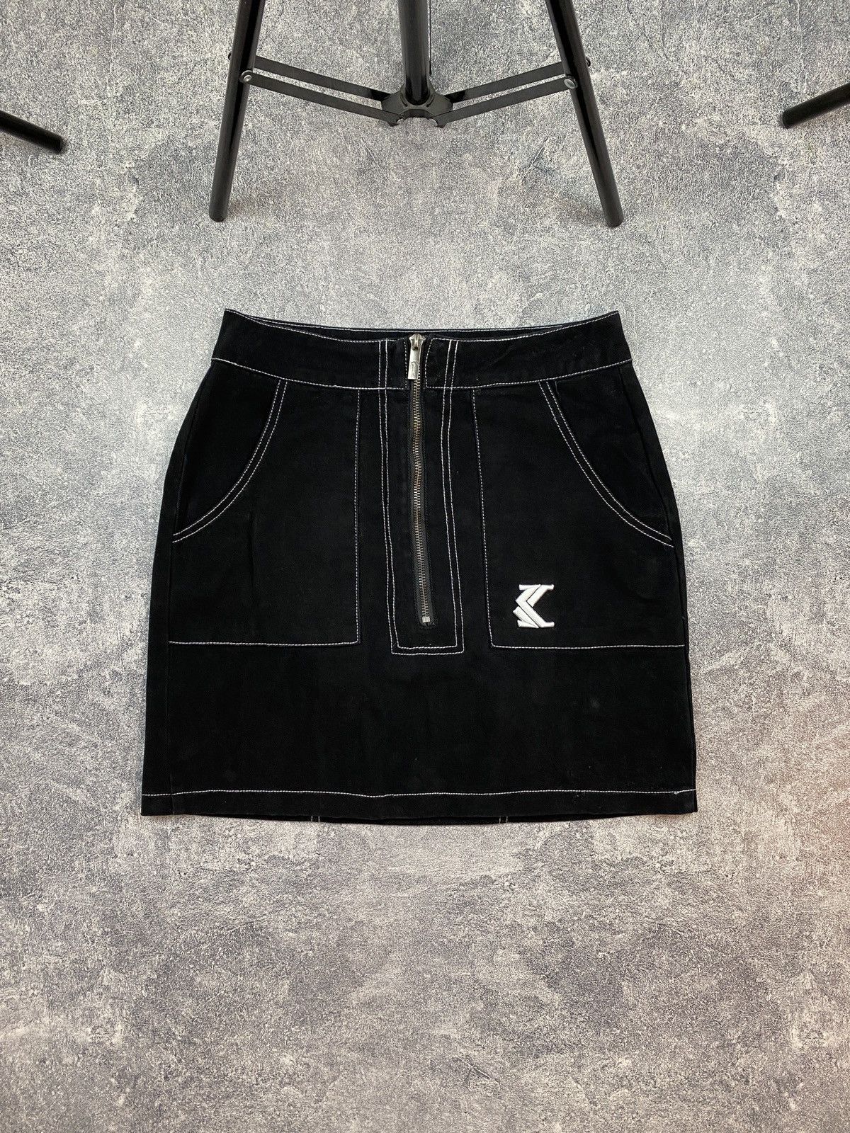 Karl Kani × Vintage Karl Kani Mini Skirt Size 30" / US 8 / IT 44 - 1 Thumbnail