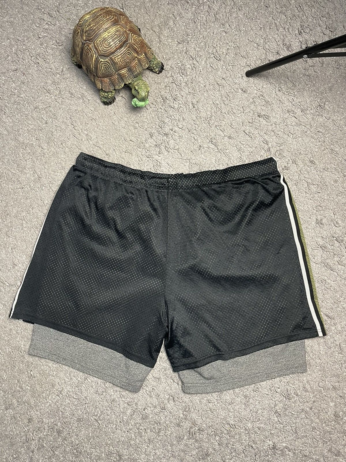 Nike × Vintage 90’s Vintage Nike basketball Swoosh Shorts Size US 36 / EU 52 - 5 Thumbnail