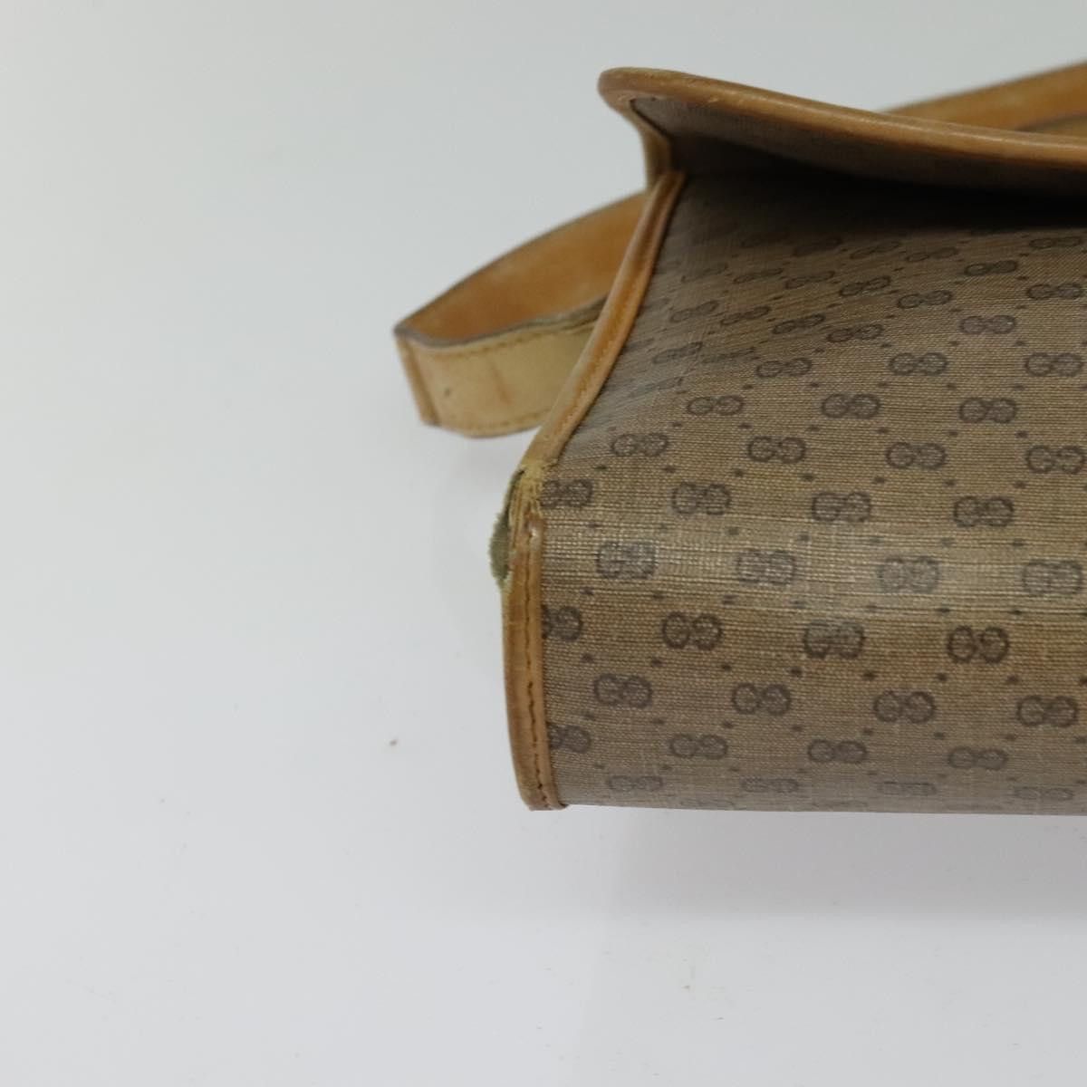 Gucci GUCCI Micro GG Supreme Shoulder Bag Pvc Beige Gold 001 115 Size ONE SIZE - 10 Thumbnail