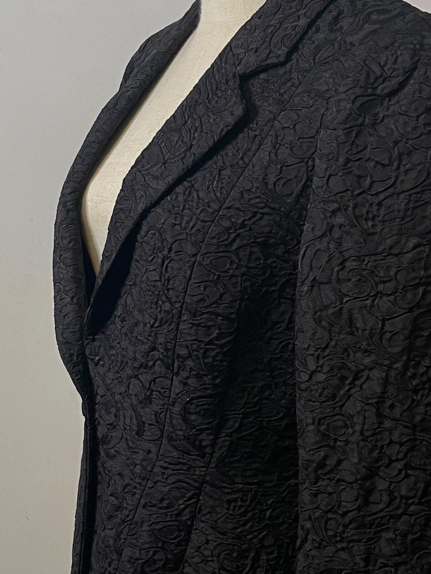 Dries Van Noten Dries Van Noten Subtle Fragrance Jacquard Suit Black Size 40R - 1 Thumbnail