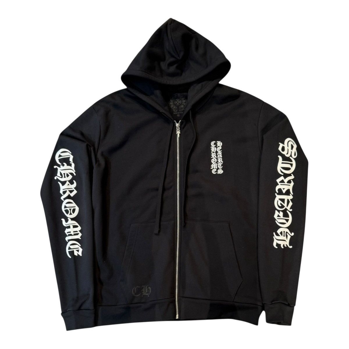 Chrome Hearts CHROME HEARTS MULTI COLOR HORSESHOE LOGO ZIP
