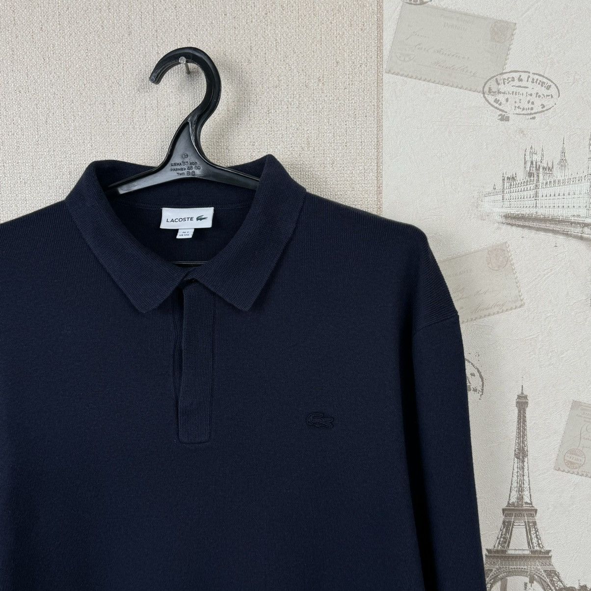 Lacoste × Polo Ralph Lauren Lacoste Polo Sweater Longsleeve Dark Blue Mens Regular XXL Size US XXL / EU 58 / 5 - 5 Thumbnail