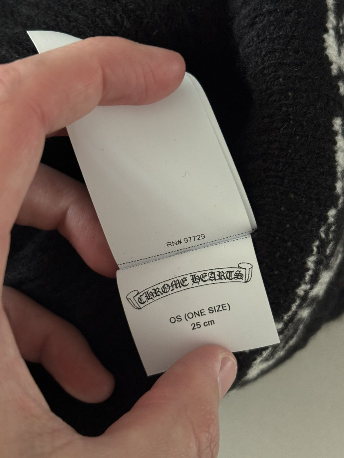 Chrome Hearts Chrome Hearts Big Daddy Cashmere Beanie NYC Size ONE SIZE - 7 Thumbnail