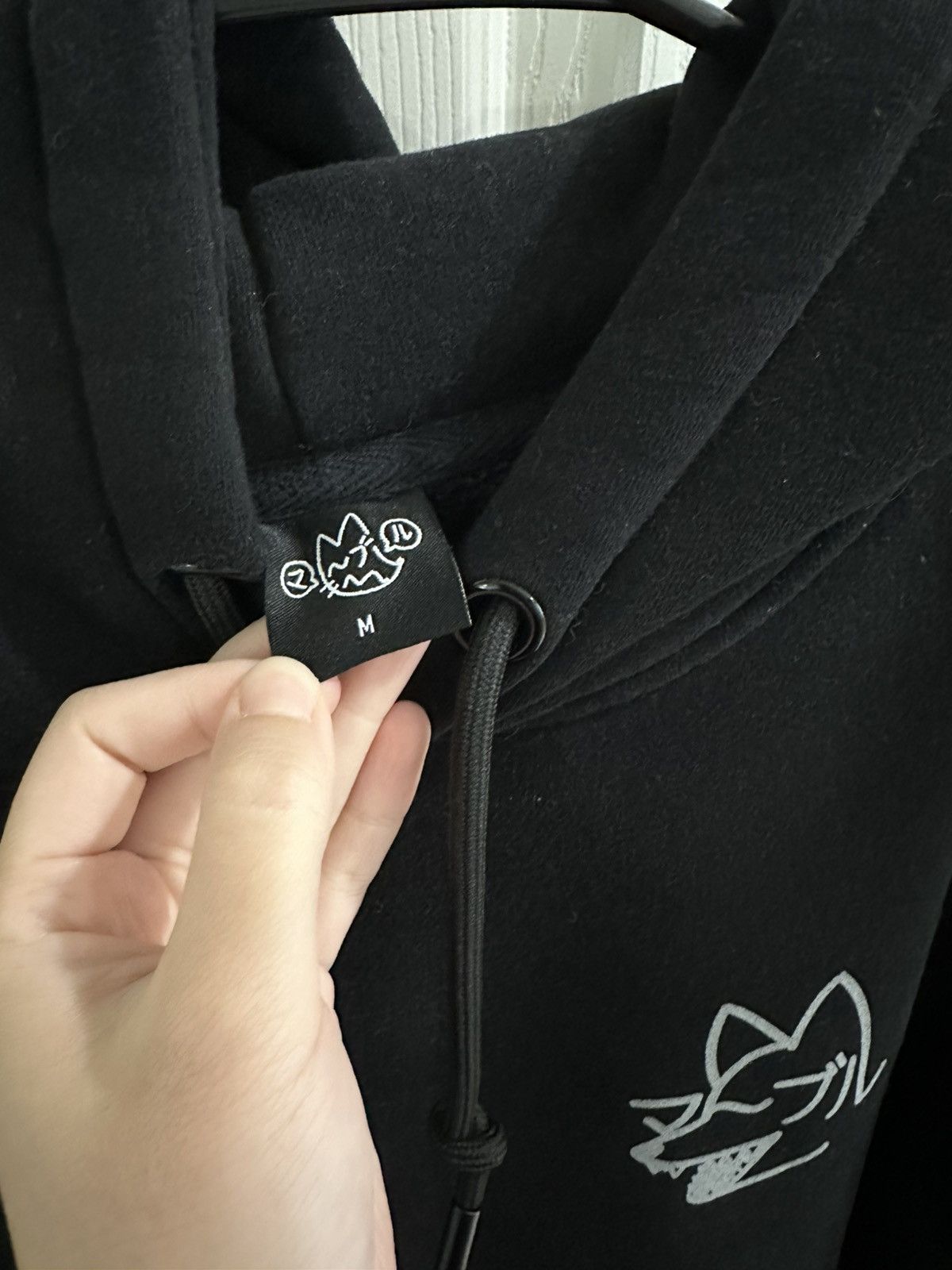 Marblesoda Wolf - Black Hooded Sweatshirt Size US M / EU 48-50 / 2 - 3 Thumbnail