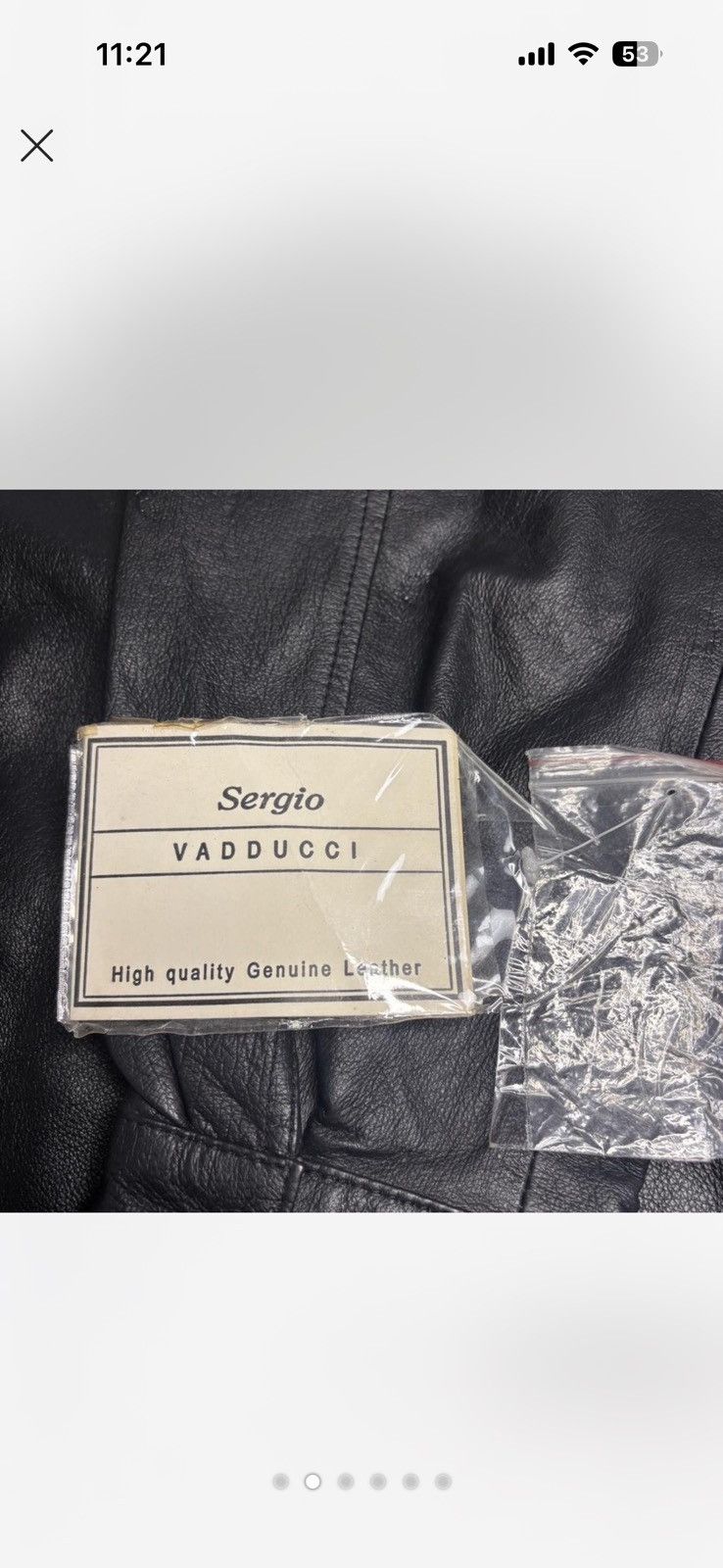 Other Sergio Vadducci black leather coat Size XL Size US XL / EU 56 / 4 - 2 Thumbnail