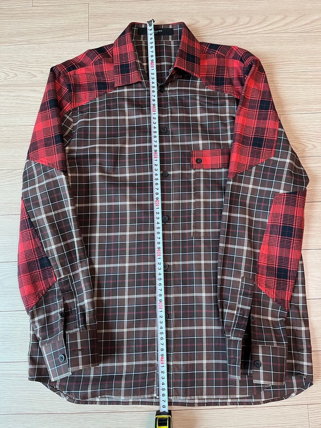Givenchy Givenchy Shoulder Patch Flannel Shirt Size US L / EU 52-54 / 3 - 7 Thumbnail