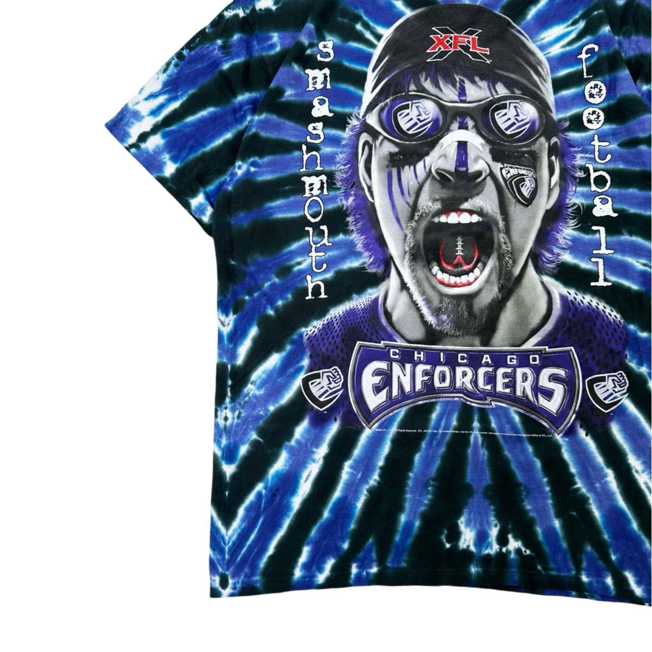 Vintage Vintage Rare Liquid Blue XFL Chicago Enforcers All Over Size US M / EU 48-50 / 2 - 3 Thumbnail