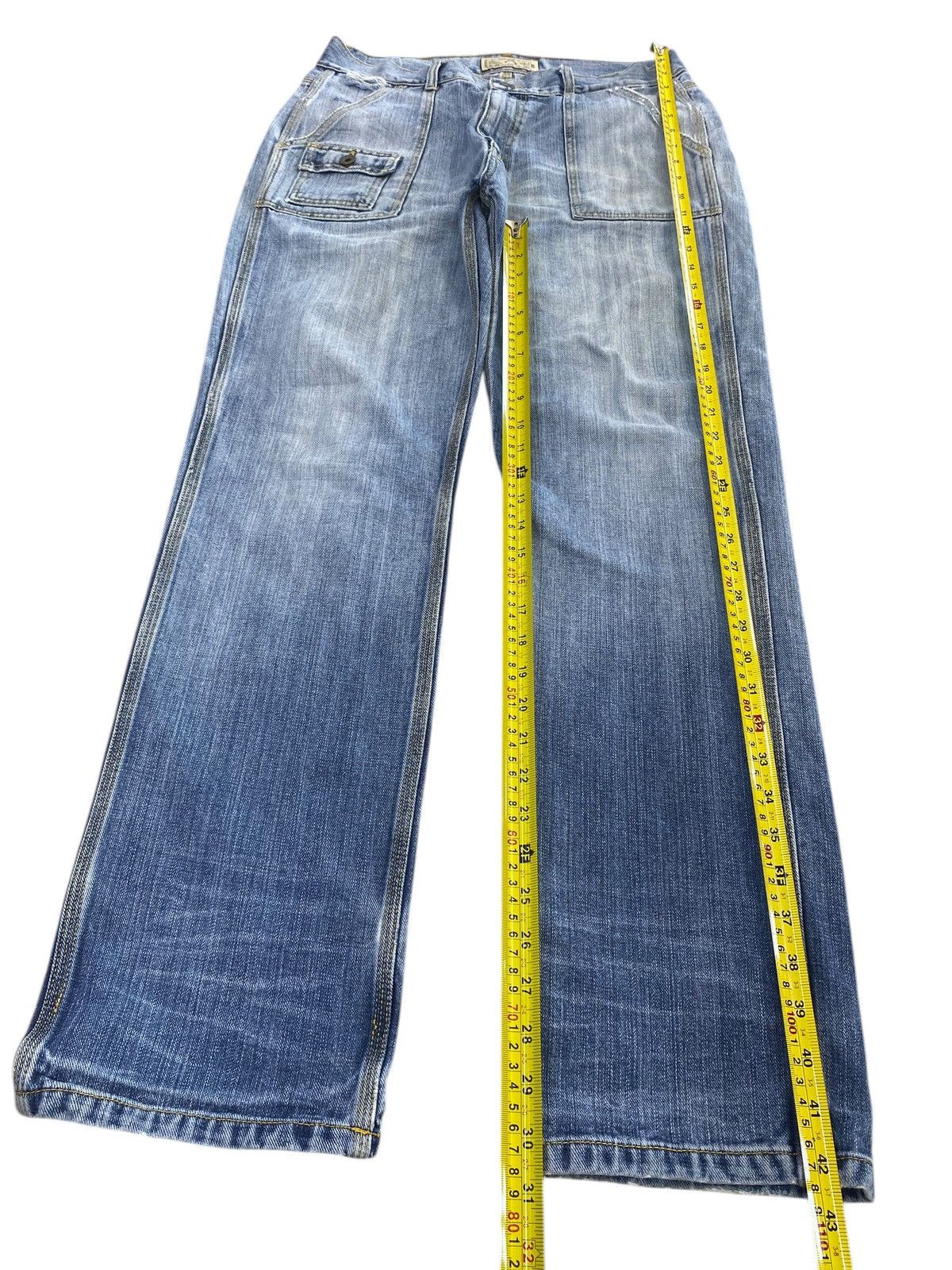 Other Japanese Brand Acid Wash Style Bush Pants Jeans Size US 32 / EU 48 - 7 Thumbnail